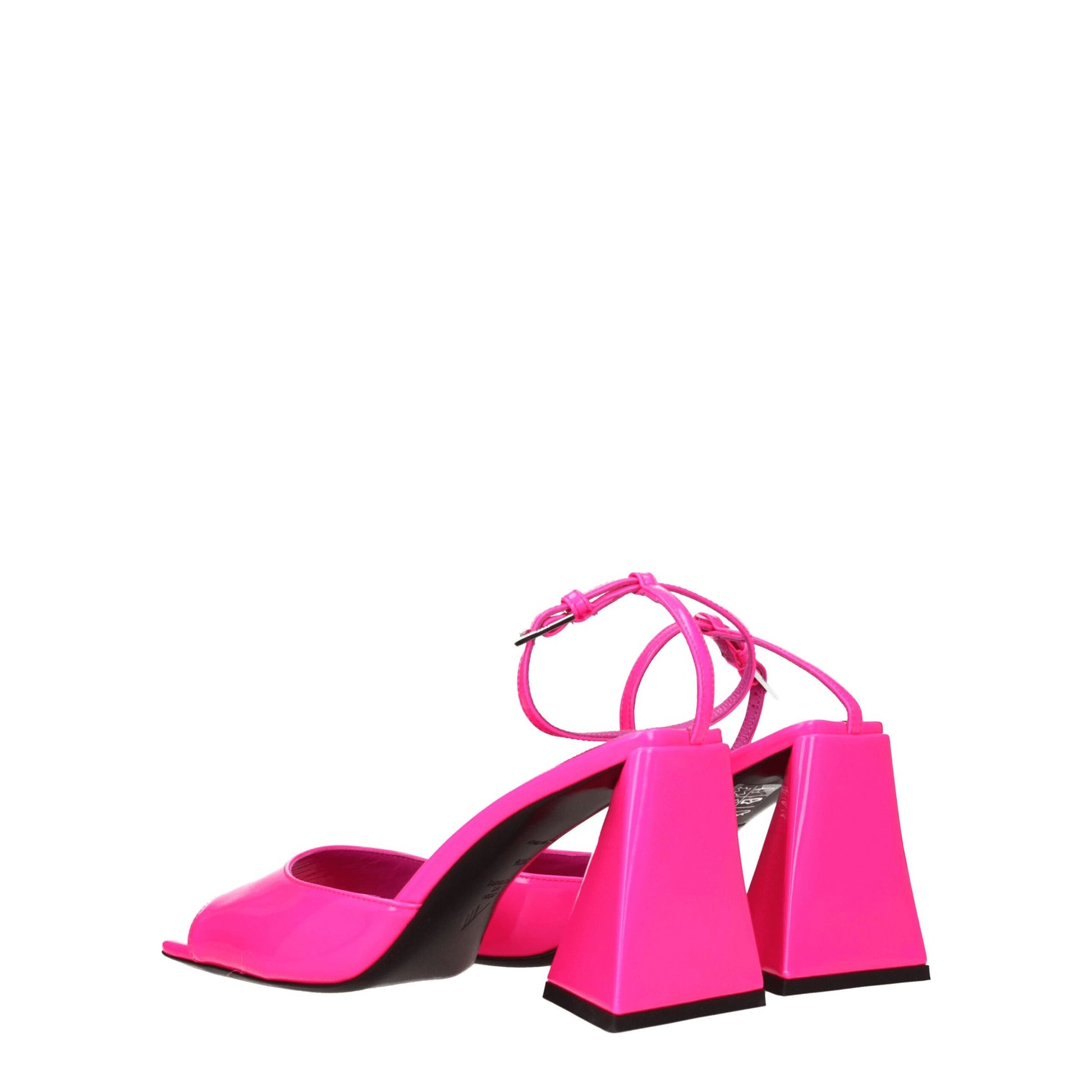 The Attico Pink Stiletto Heels for Women side view