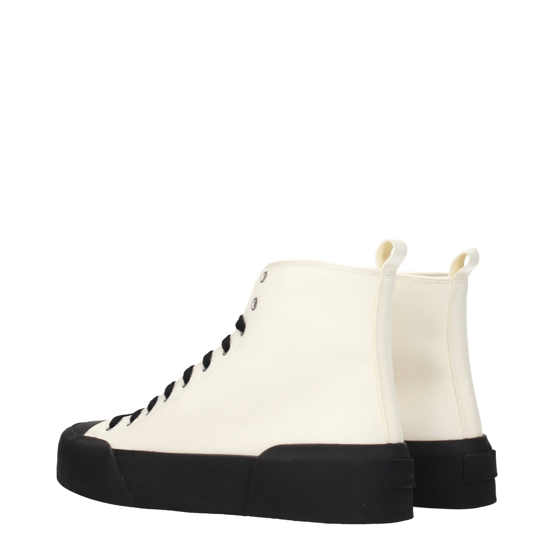 Jil Sander Beige High Tops for Men side view