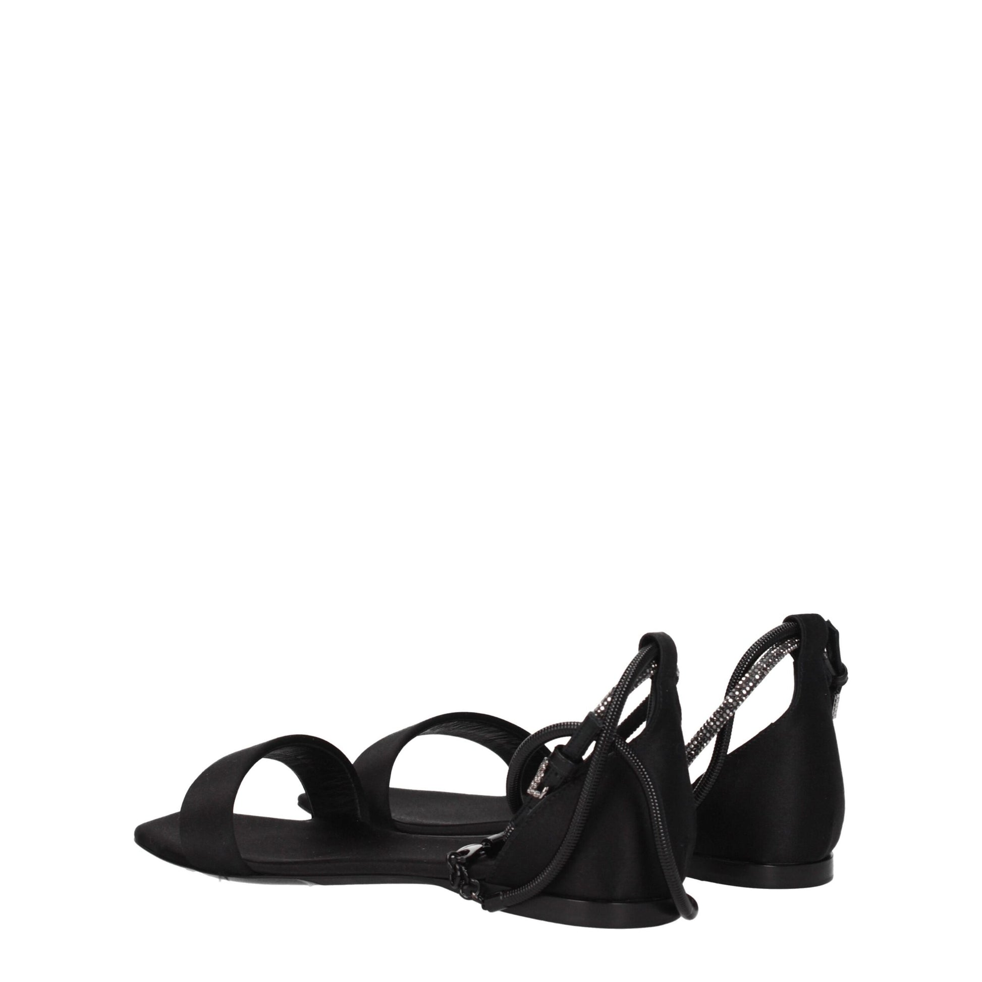 Max Mara Black Flat for Women side view