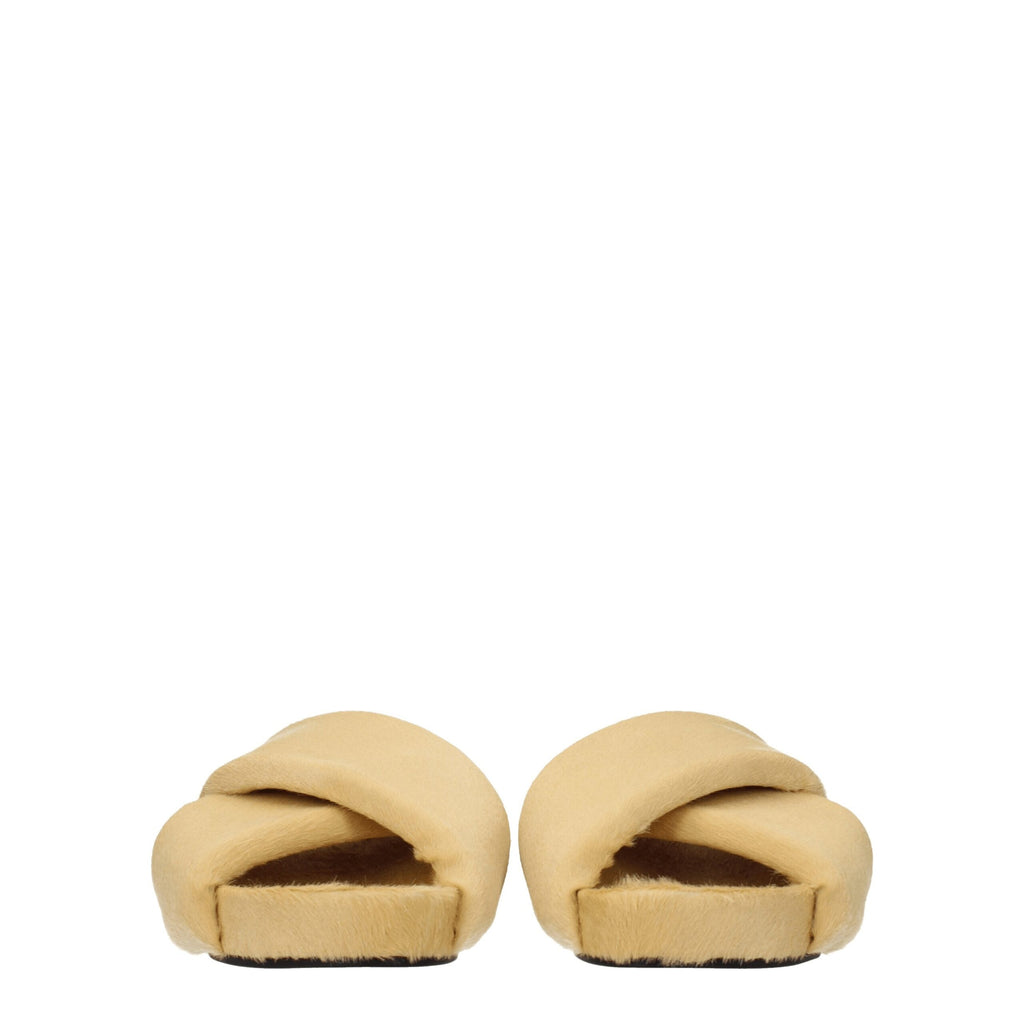 Jil Sander Beige Slippers for Women detail view