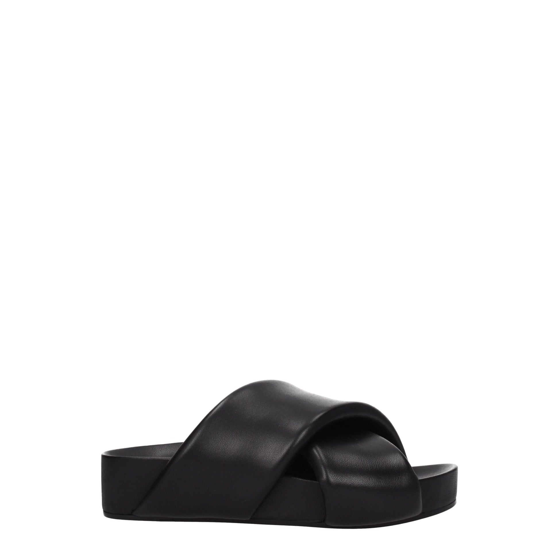 Jil Sander Black Slippers for Women