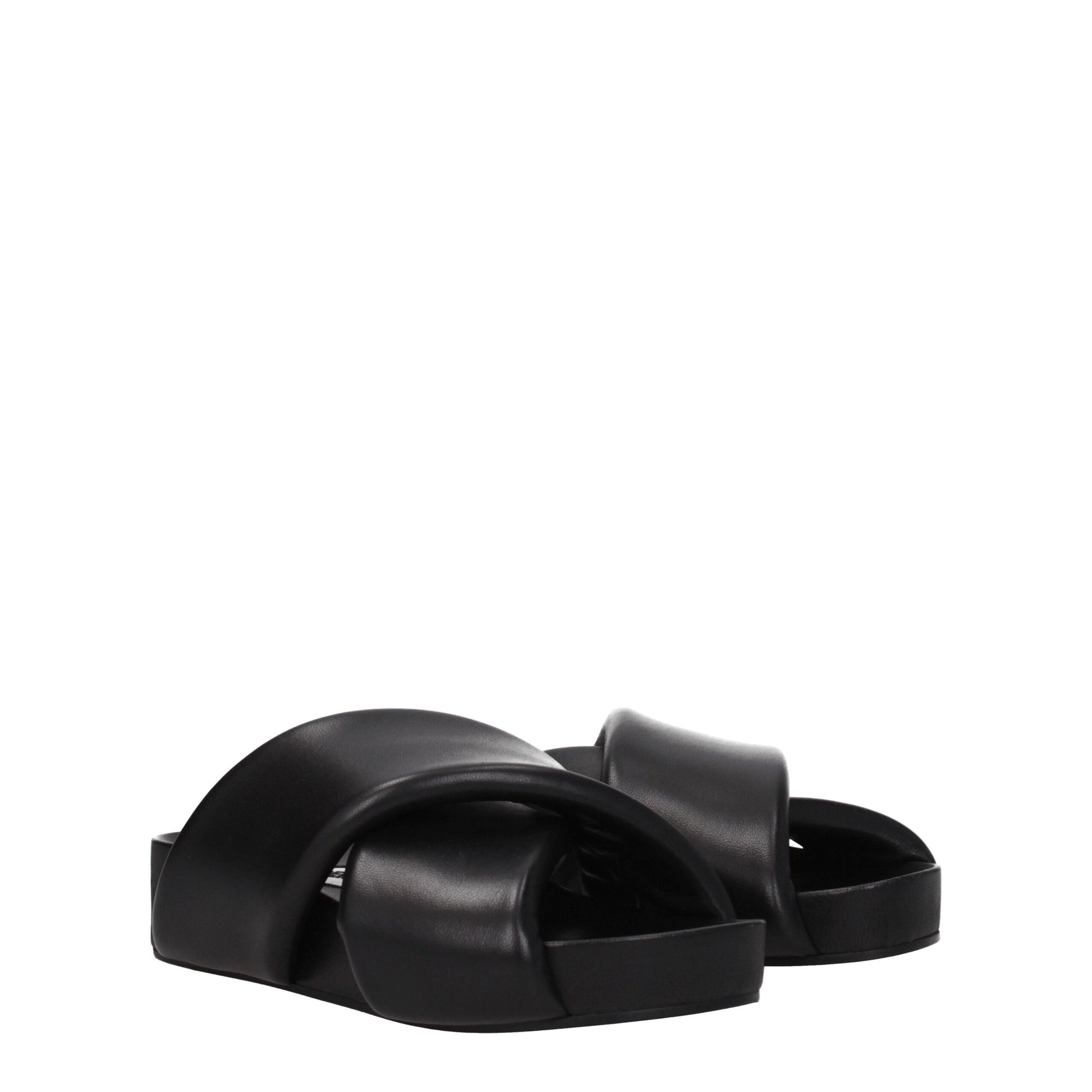 Jil Sander Black Slippers for Women alternate view