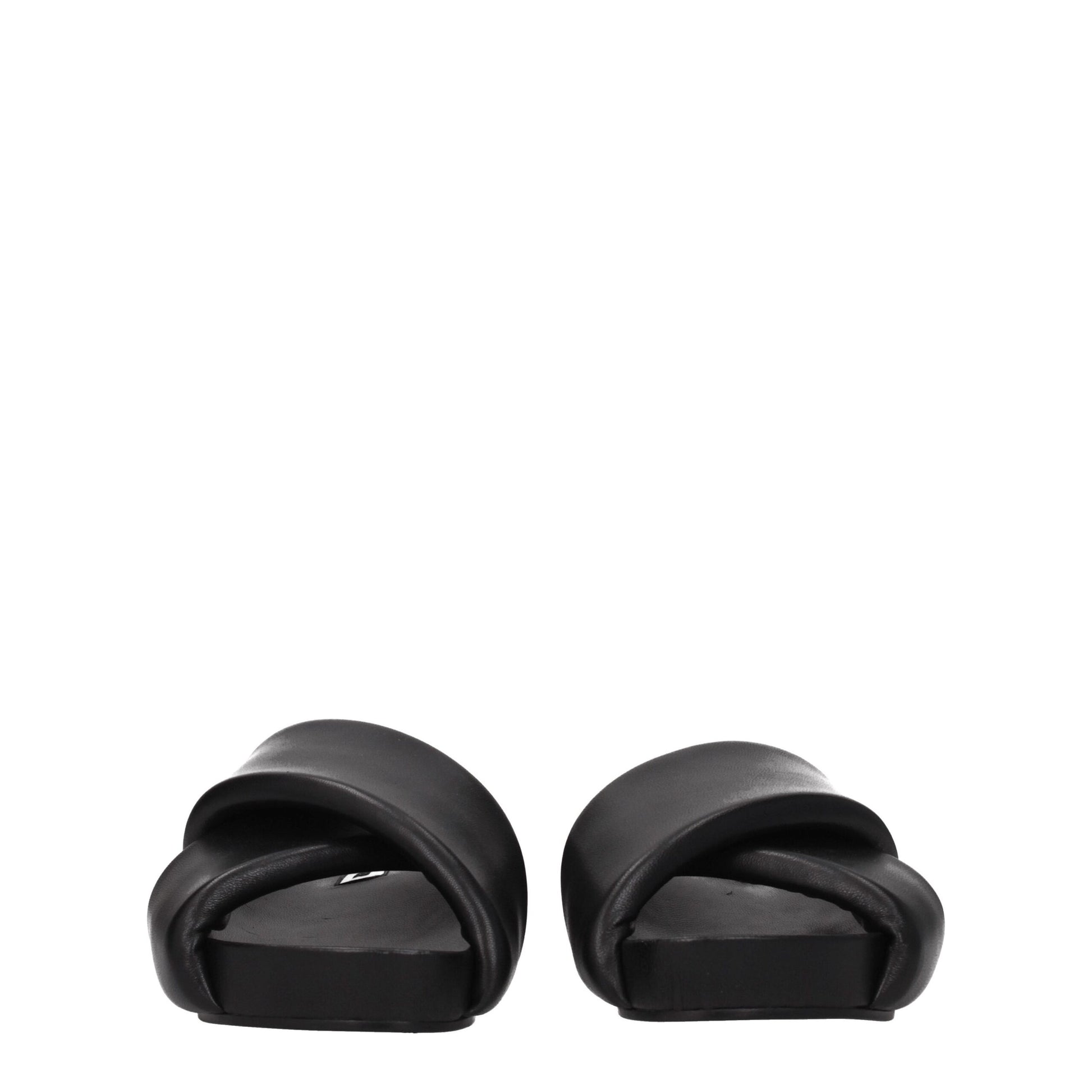 Jil Sander Black Slippers for Women detail view