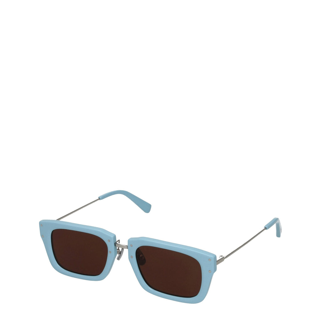 Lunettes de soleil Jacquemus en acétate bleu clair