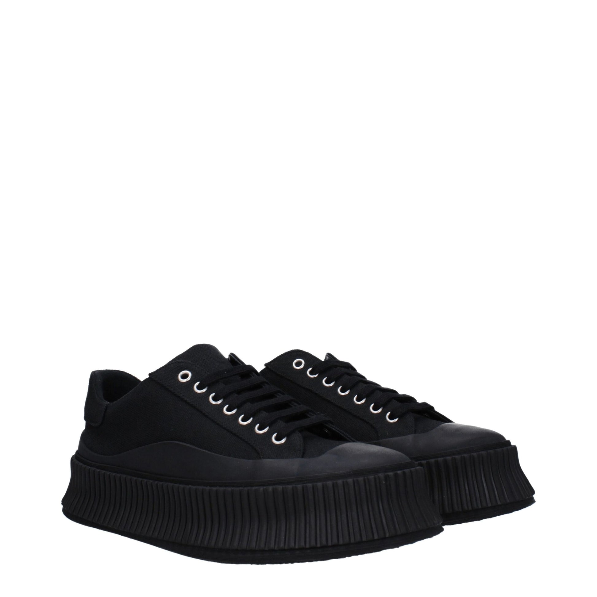 Jil Sander Black Platform Sneakers for Men alternate view