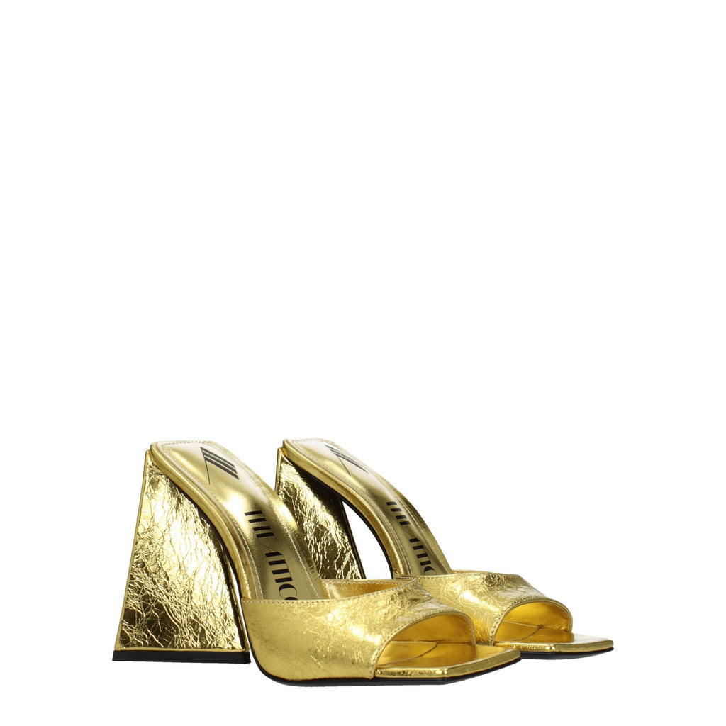 The Attico Gold Platforms for Women alternate view