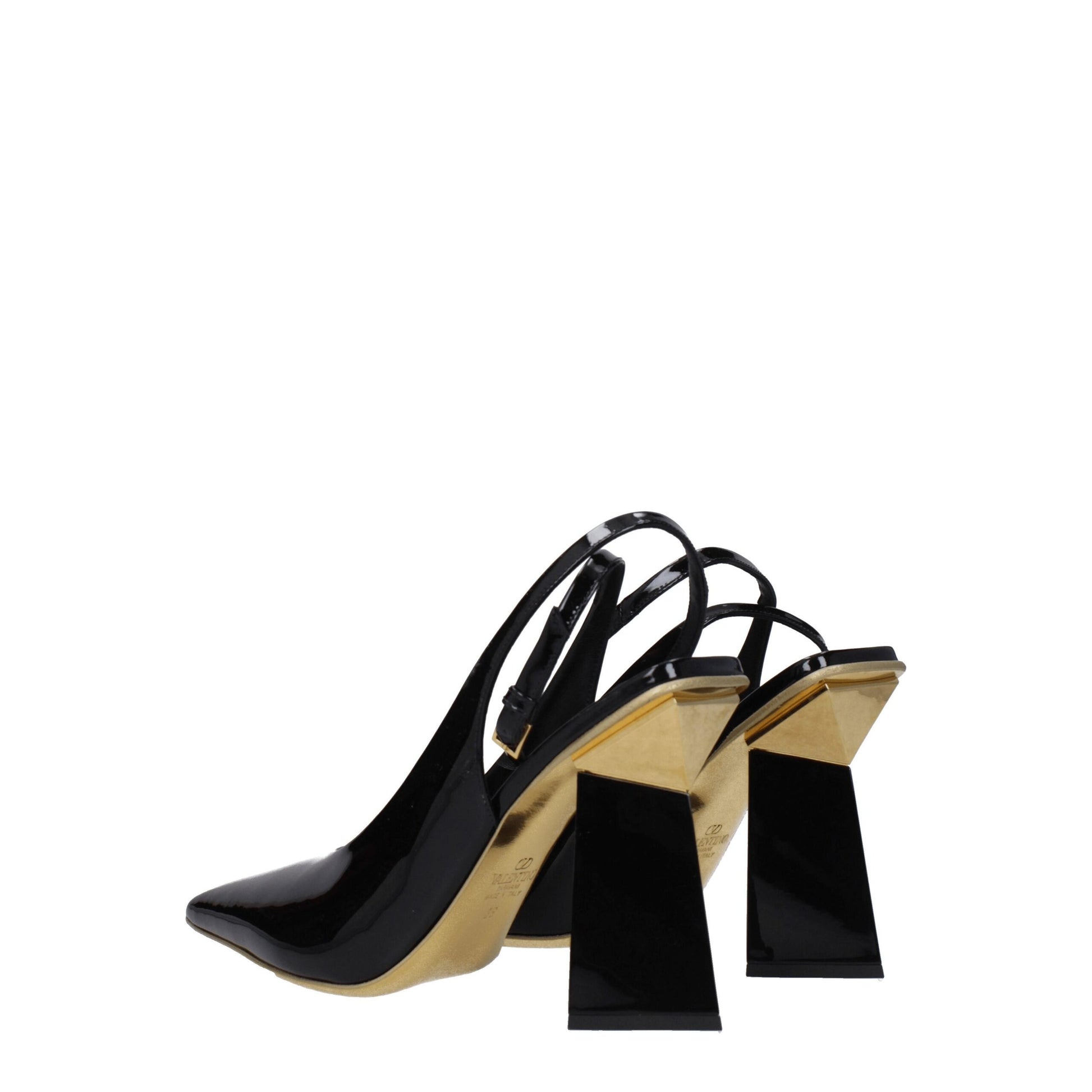 Valentino Garavani Black Sandals for Women side view