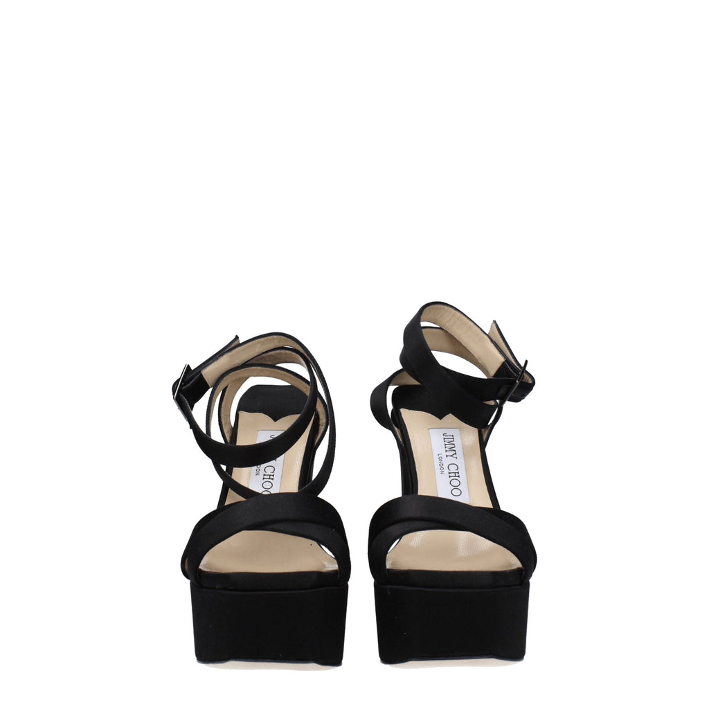 Jimmy Choo Black Platforms for Women detail view