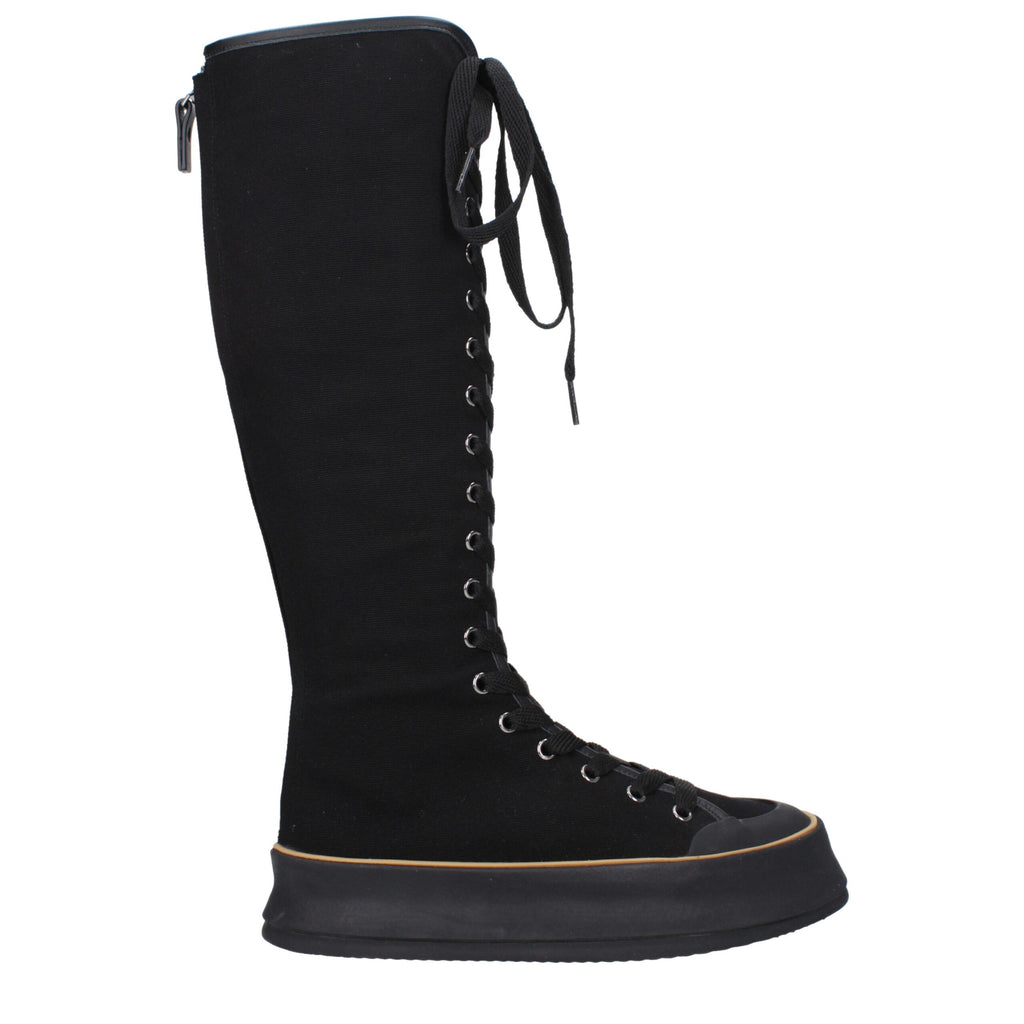 Max Mara Black Lace Up Boots for Women