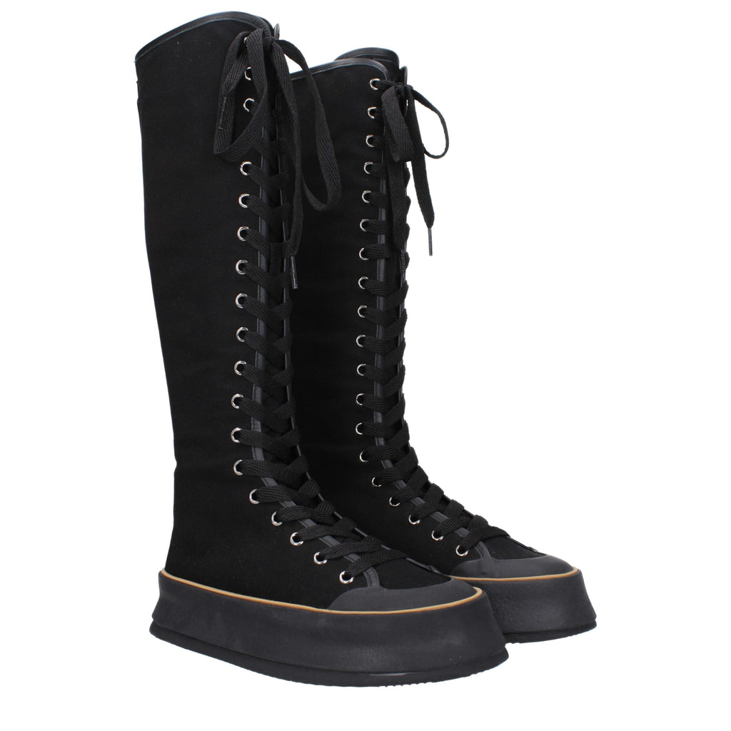 Max Mara Black Lace Up Boots for Women alternate view