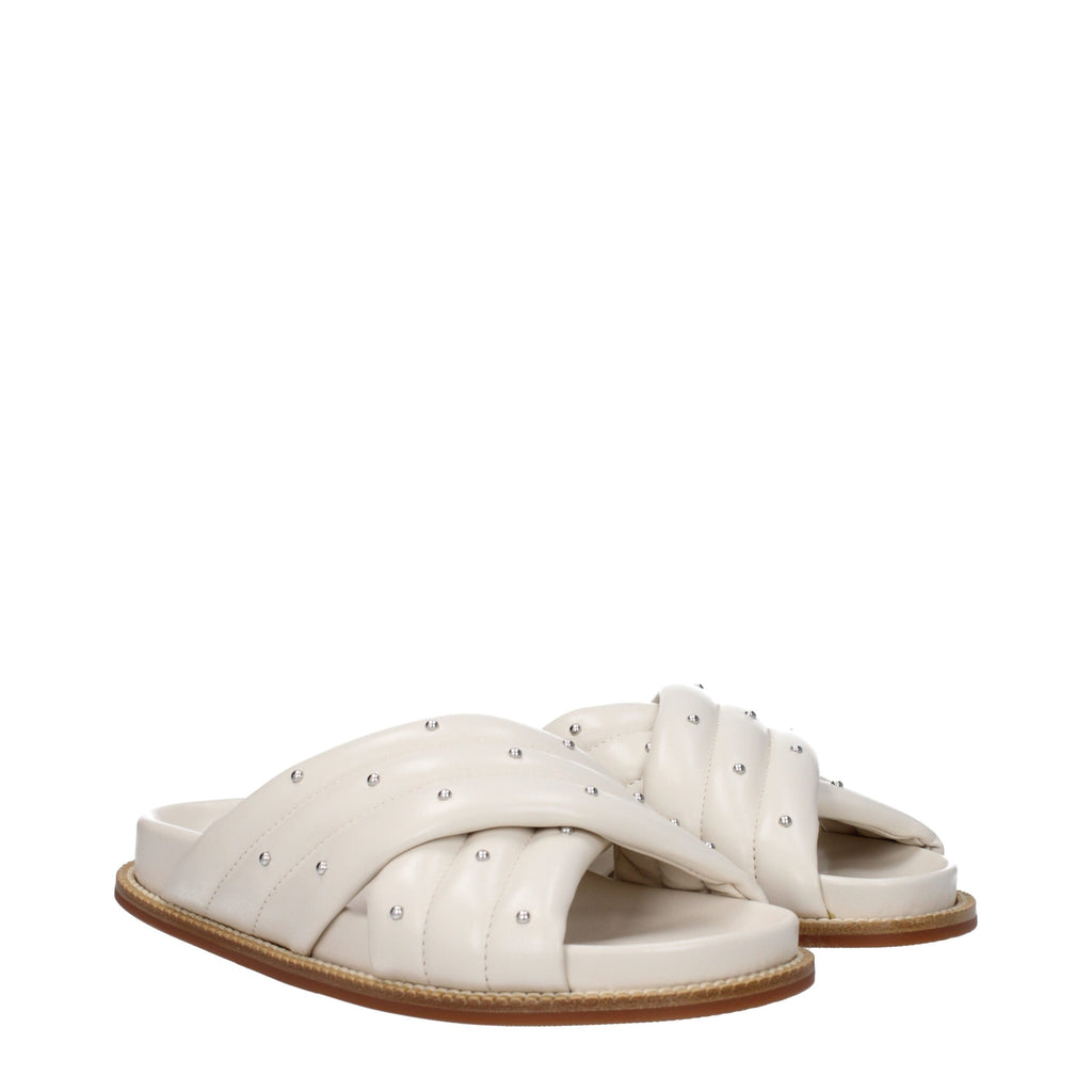 Fabiana Filippi Beige Slippers for Women alternate view