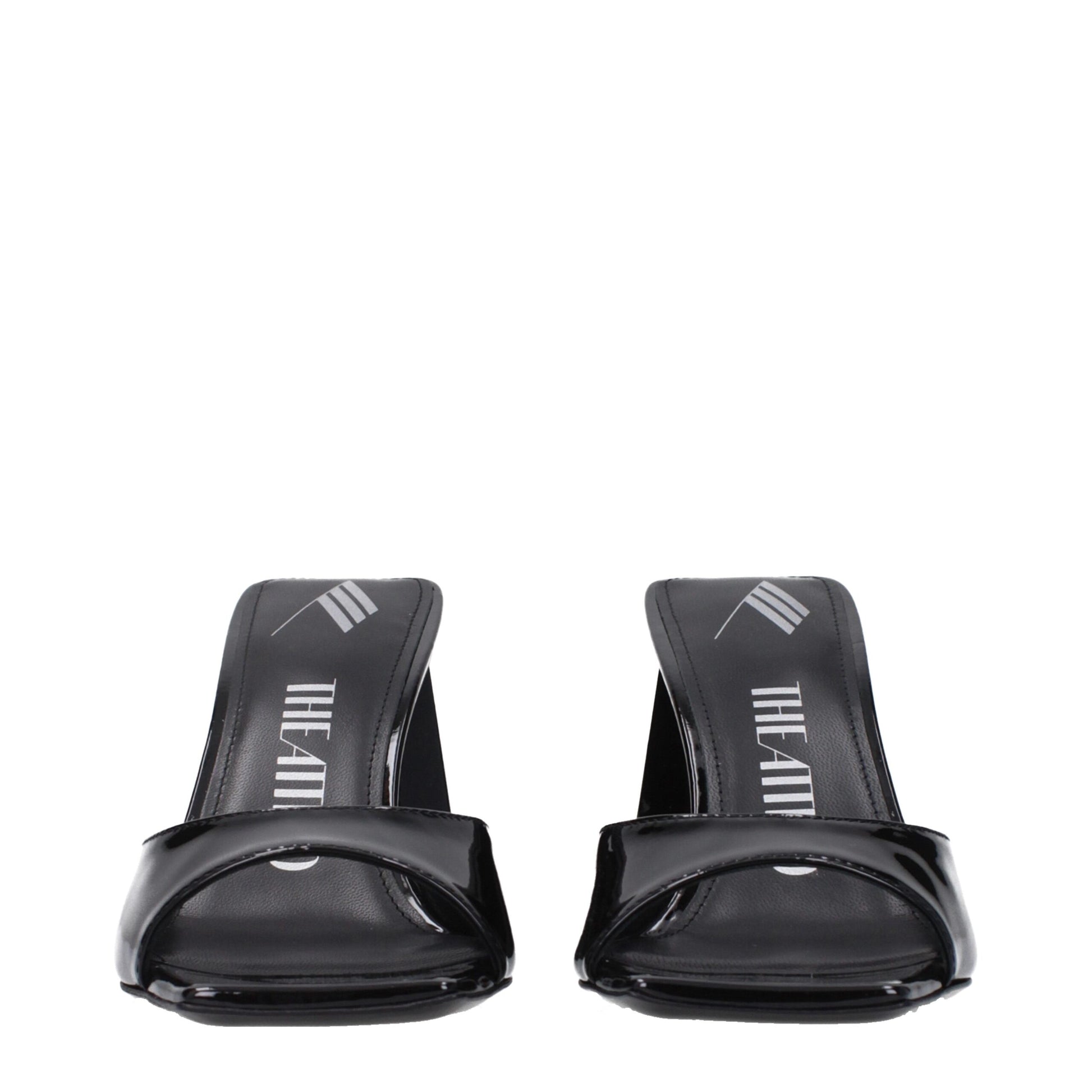The Attico Black Stiletto Heels for Women detail view