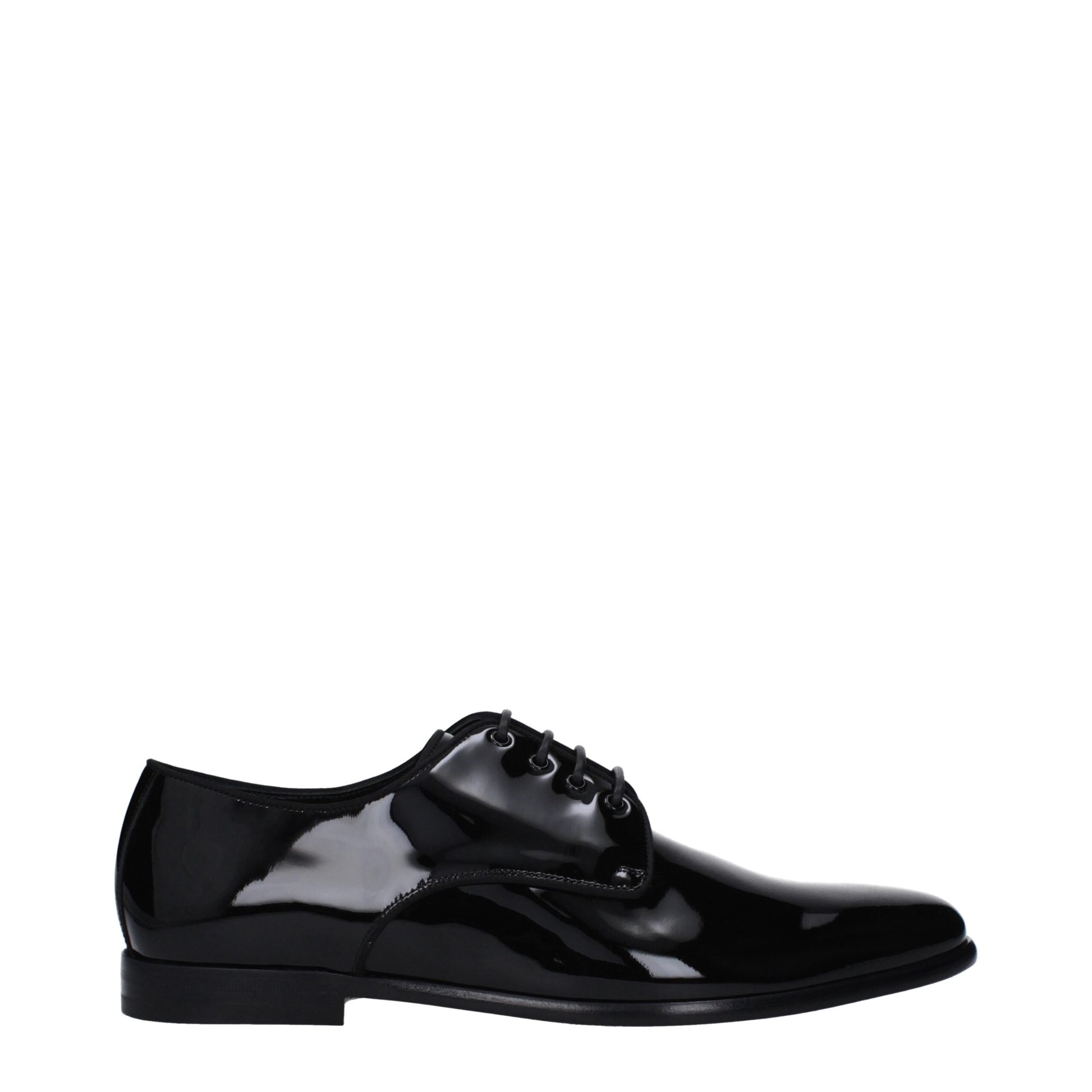 Richelieus et Derbies en cuir noir Dolce & Gabbana