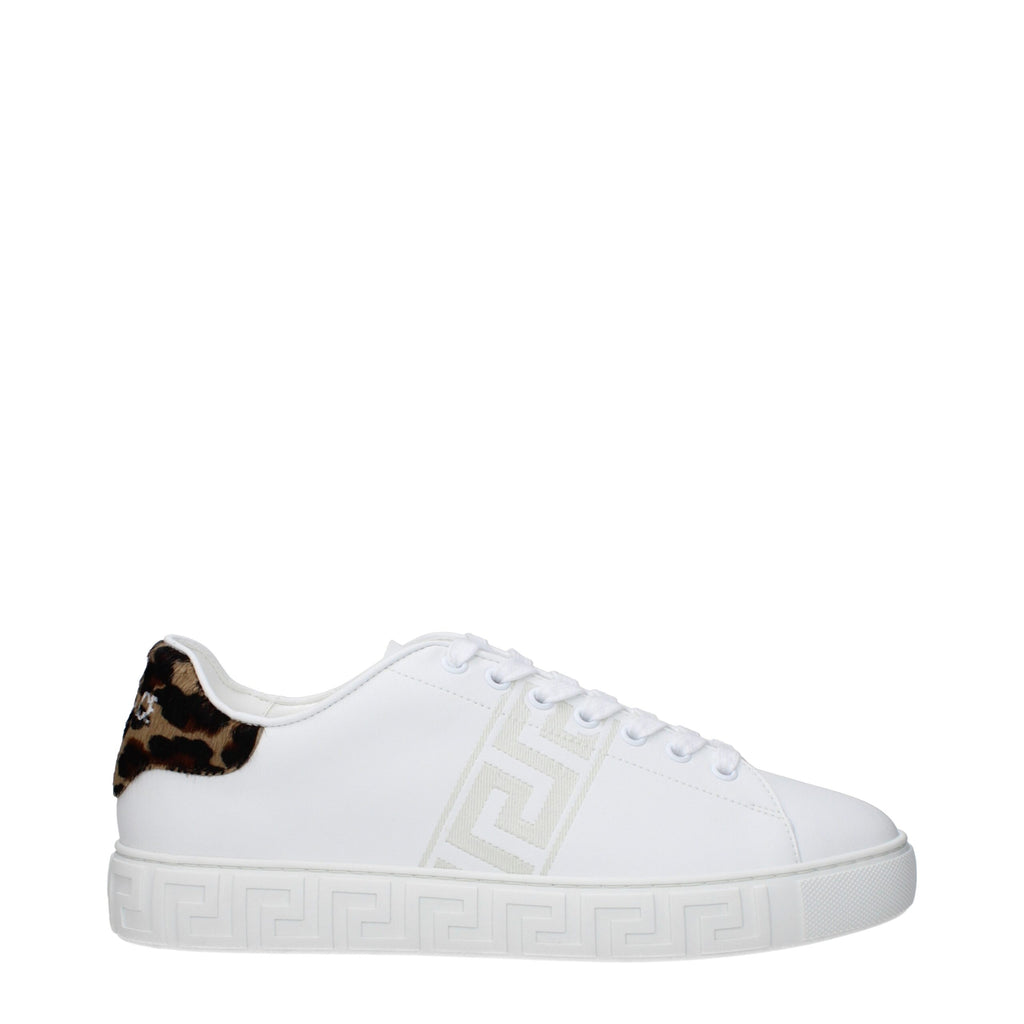 Versace White Low Top Sneakers for Men
