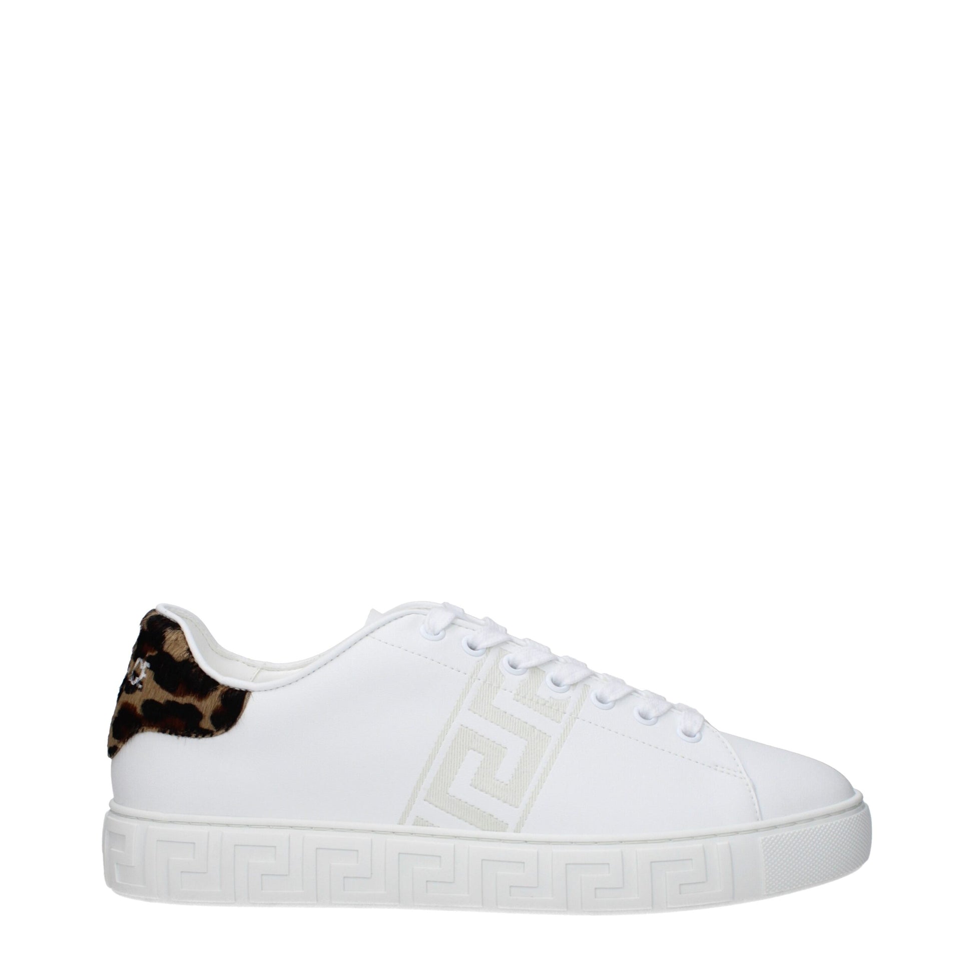 Versace White Low Top Sneakers for Men