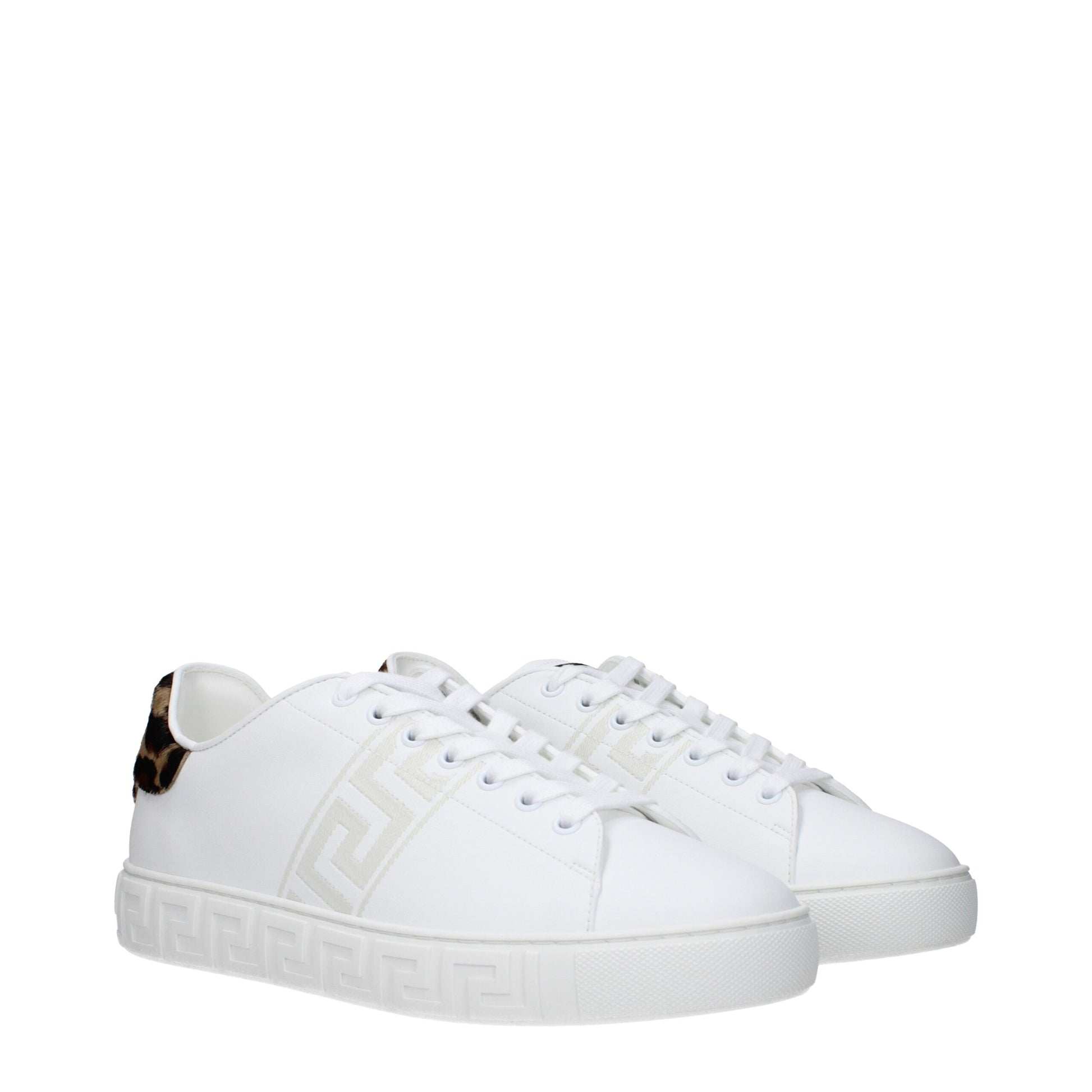 Versace White Low Top Sneakers for Men alternate view
