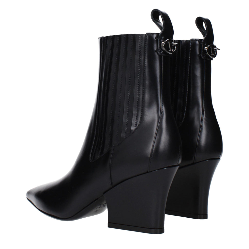 Valentino Garavani Black Ankle for Women side view