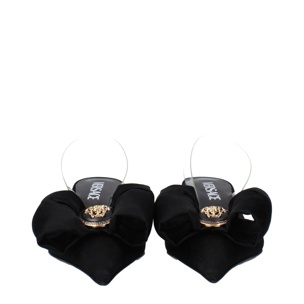 Versace Black Flat for Women detail view