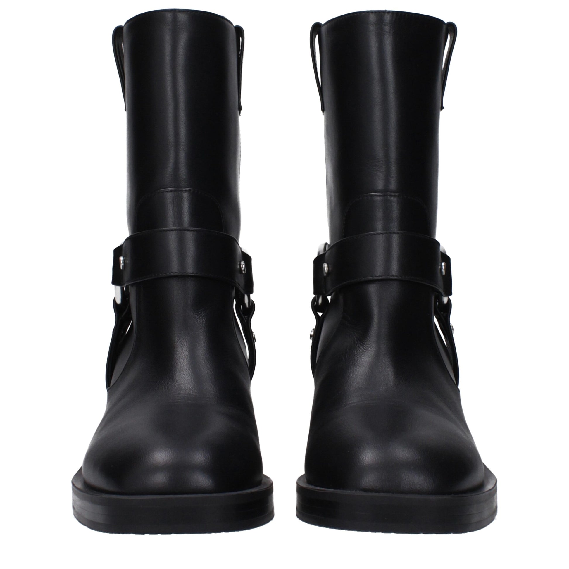 Stuart Weitzman Black Leather Ankle Boots