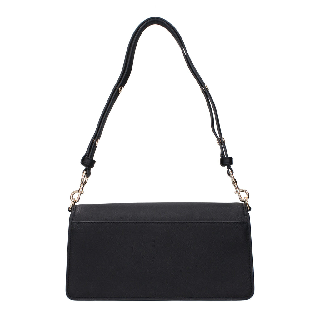 Sac porté épaule Tory Burch en cuir noir