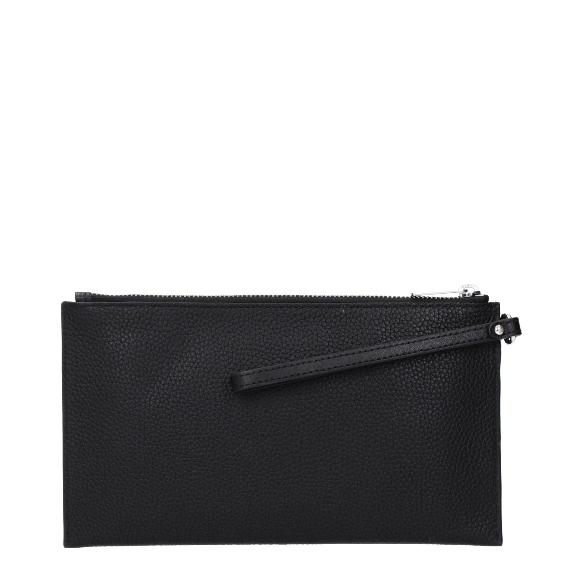 Michael Kors Black Leather Clutch Bag