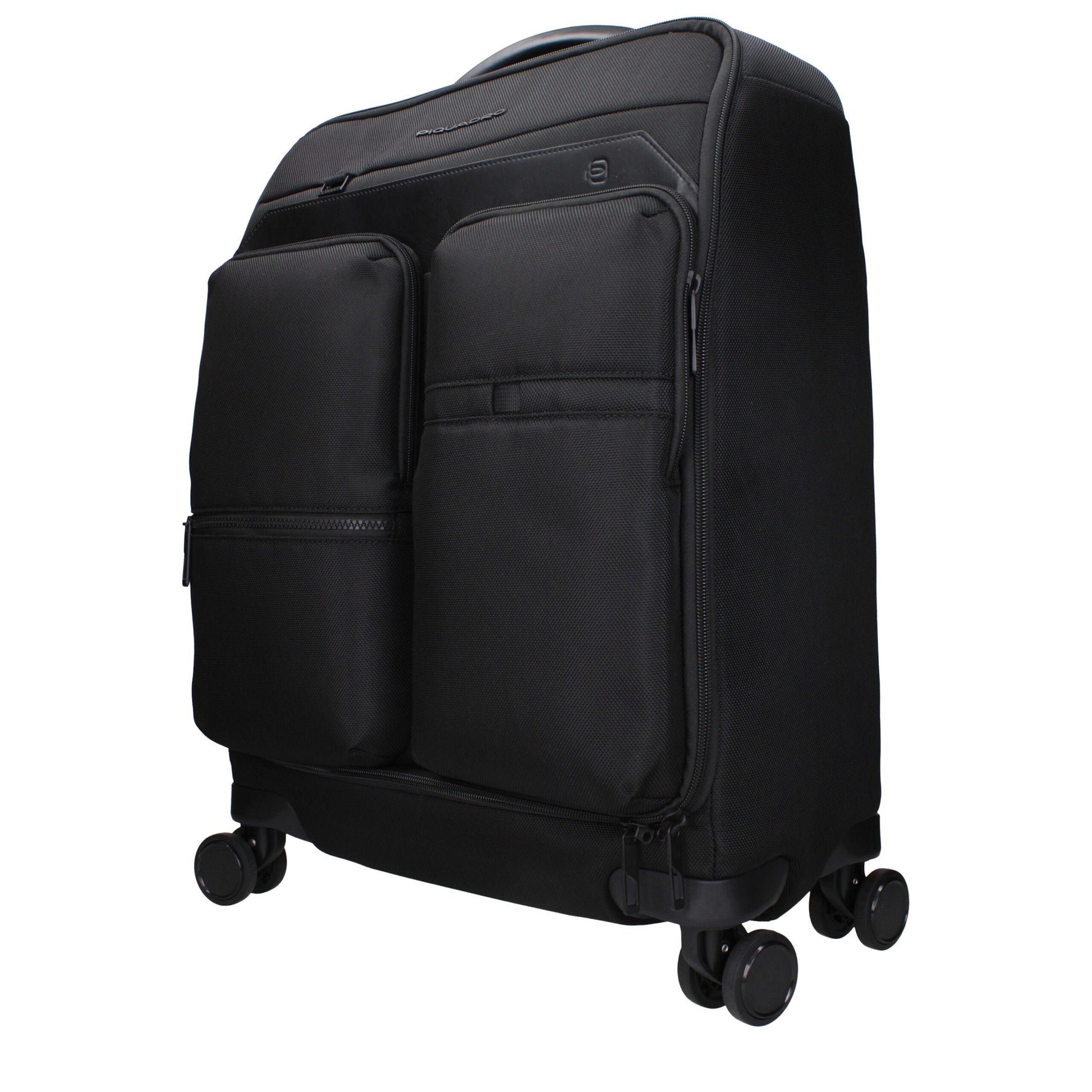 Piquadro Black Fabric Luggage And Travel