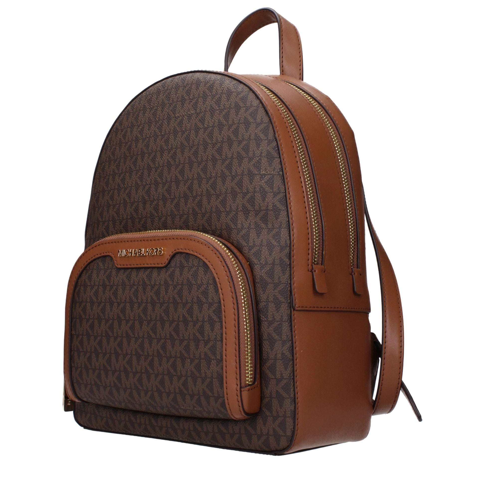 Michael Kors Brown Fabric Backpack