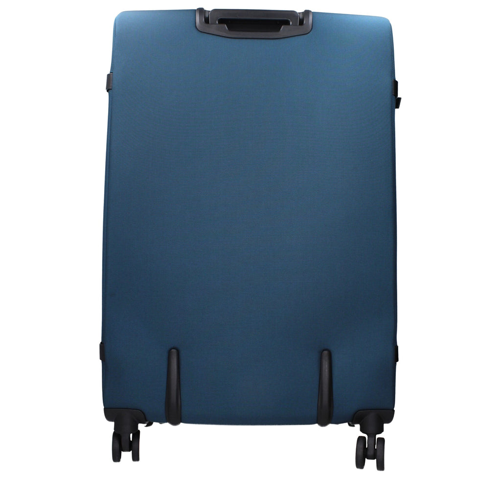 Piquadro Blue Fabric Luggage And Travel