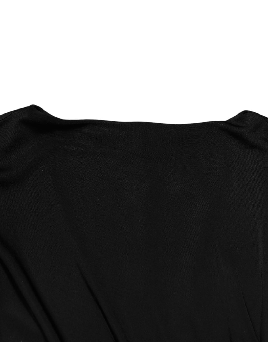 Robe moulante noire à manches courtes Roberto Cavalli