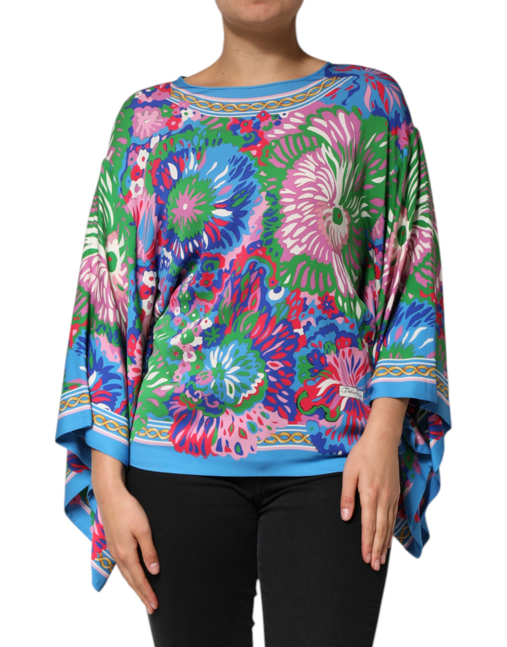 Chemisier Tunique Imprimé Floral Multicolore Dolce & Gabbana