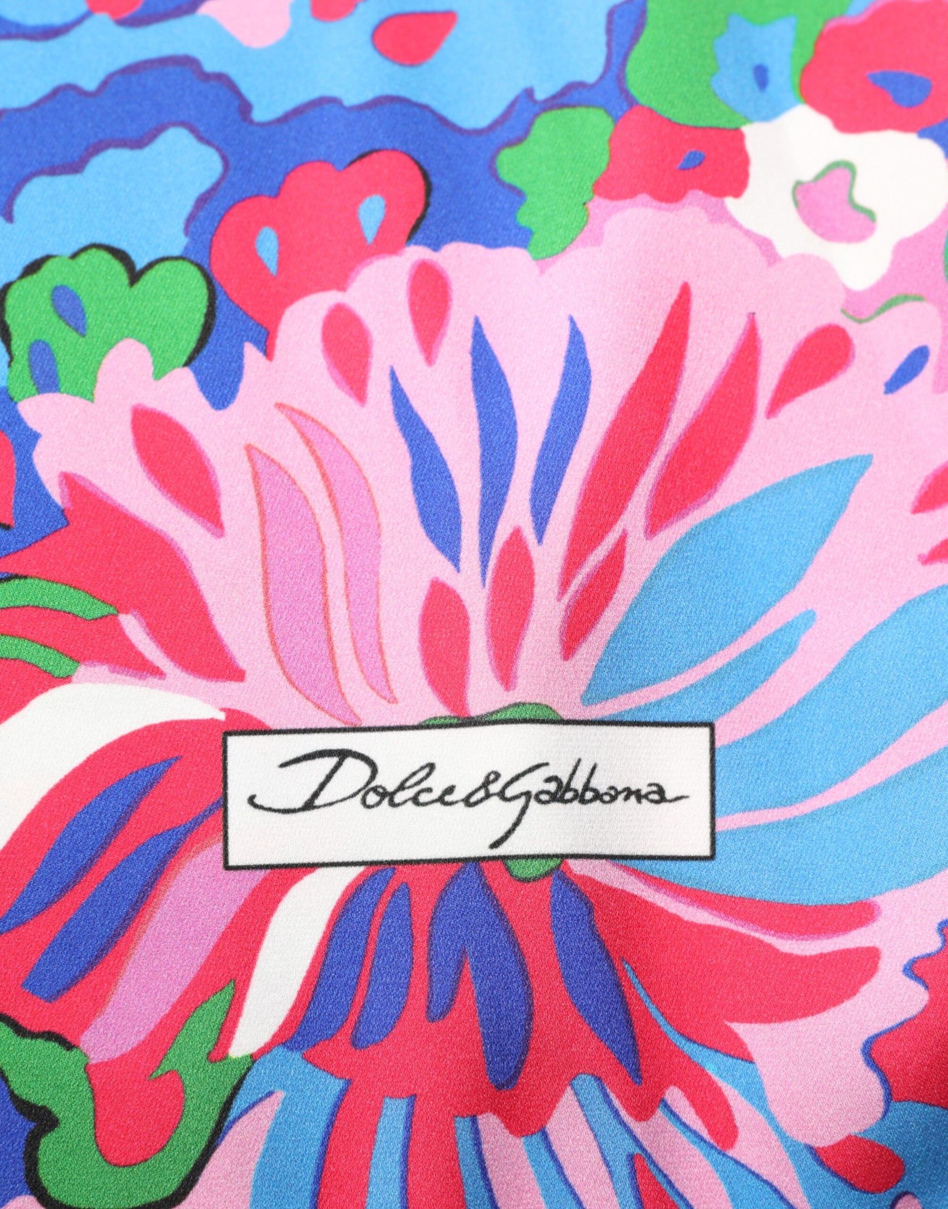 Chemisier Tunique Imprimé Floral Multicolore Dolce & Gabbana
