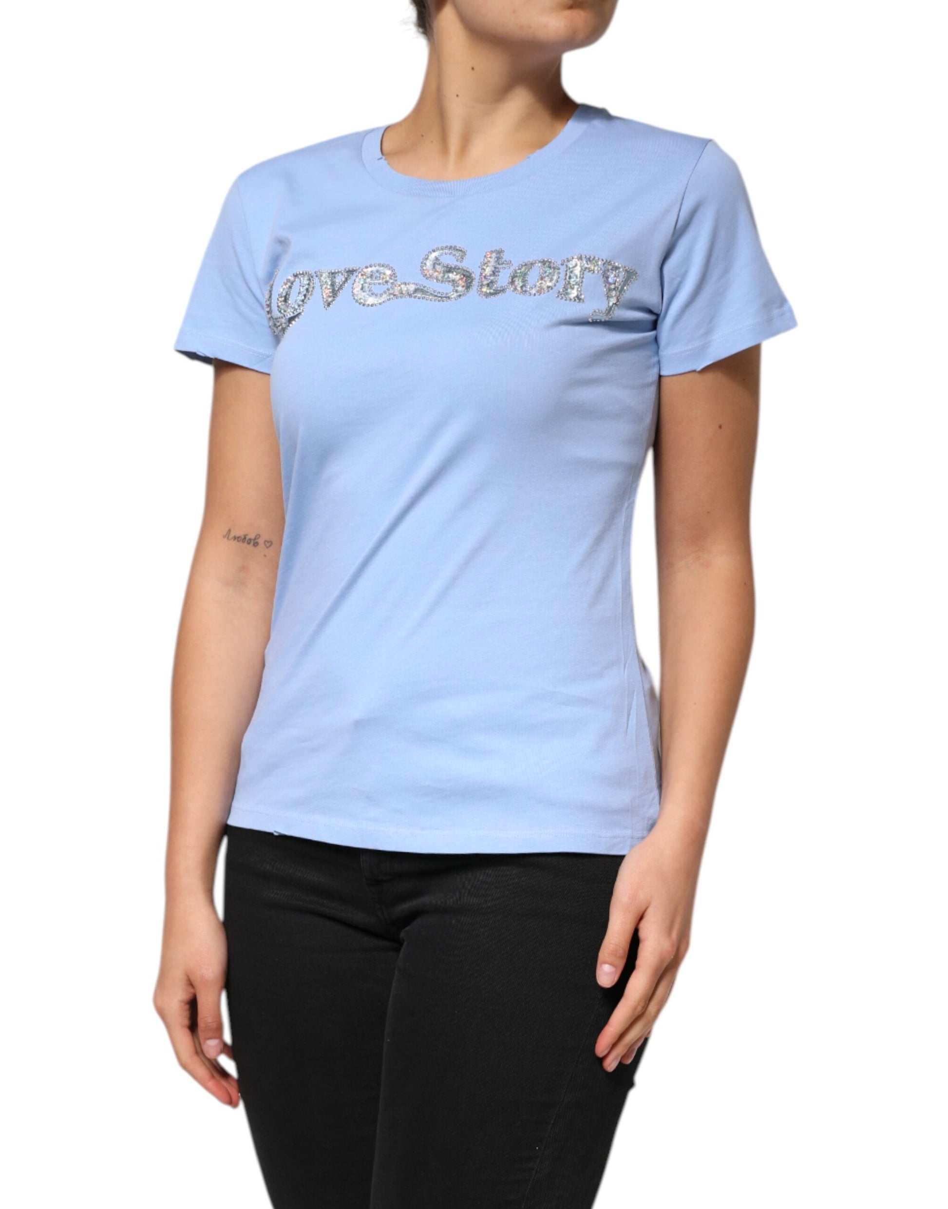 PINKO Blue T-Shirt for Women detail view