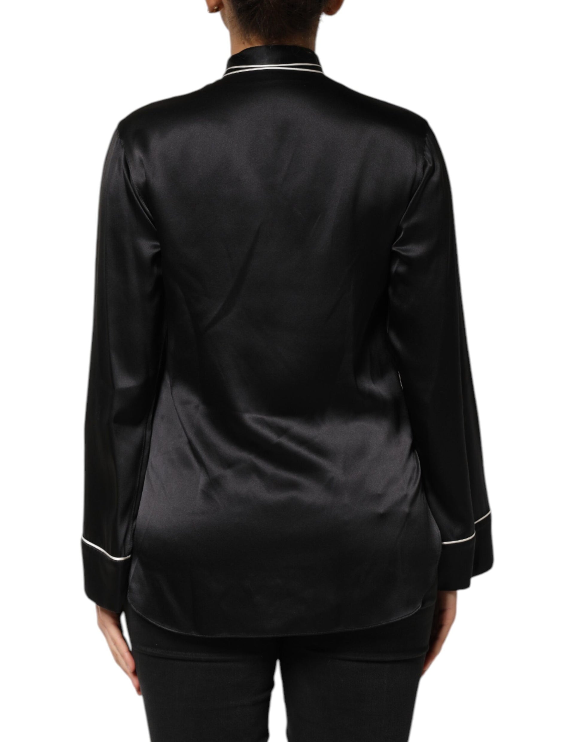 Dolce & Gabbana Black Blouse for Women side view
