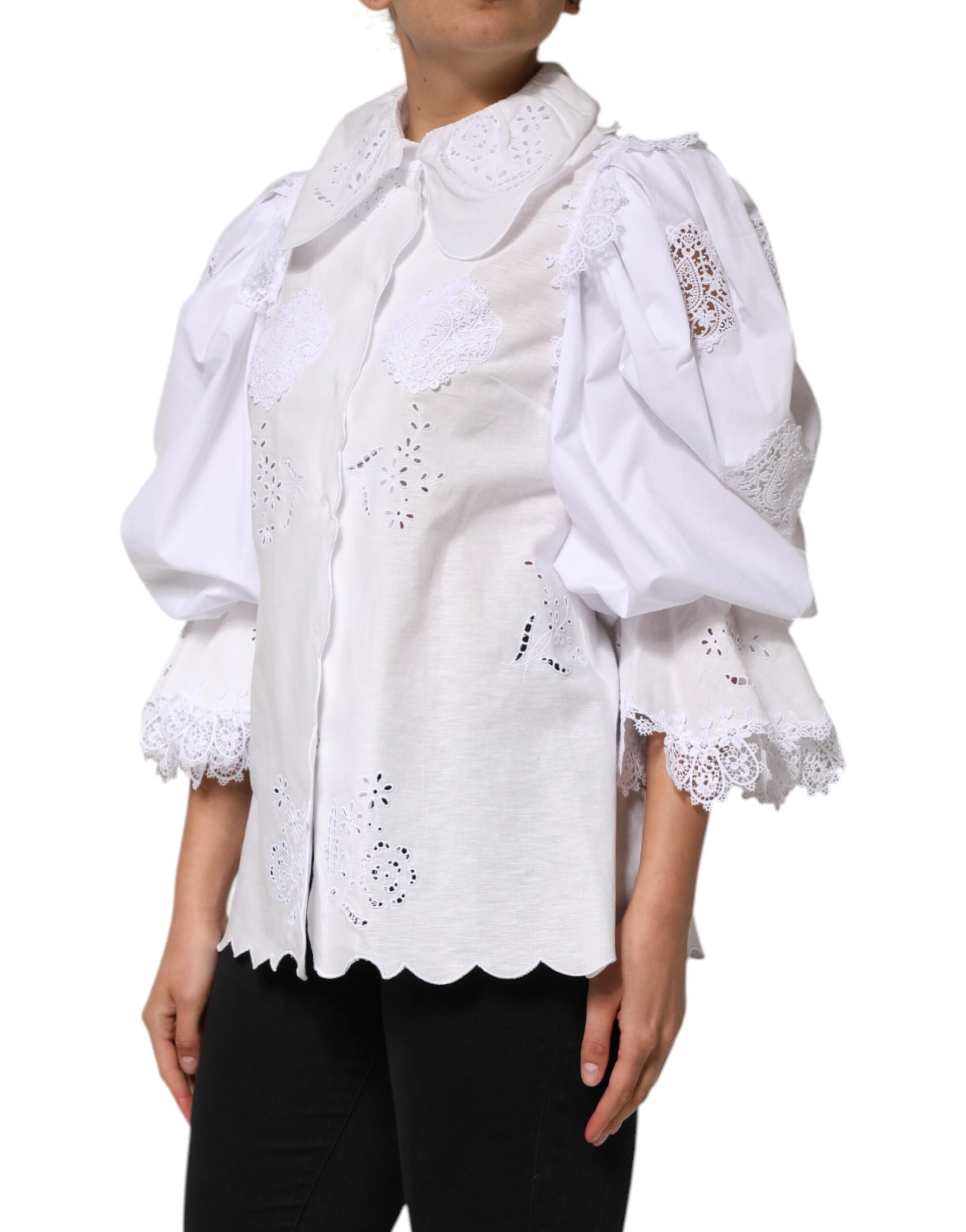 Dolce & Gabbana White Blouse for Women detail view