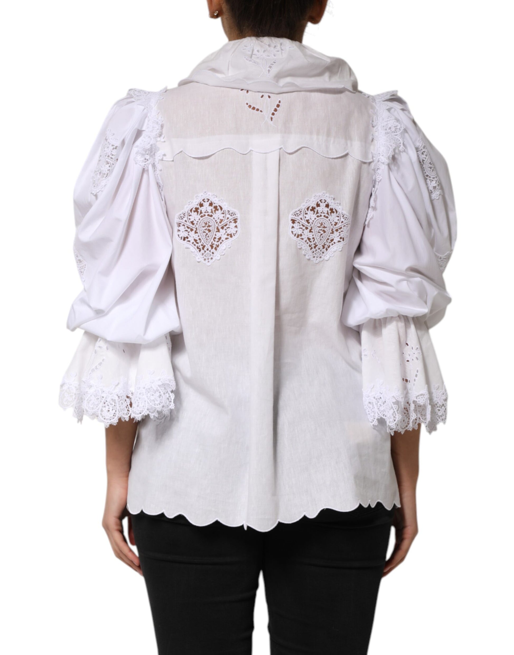Dolce & Gabbana White Blouse for Women side view
