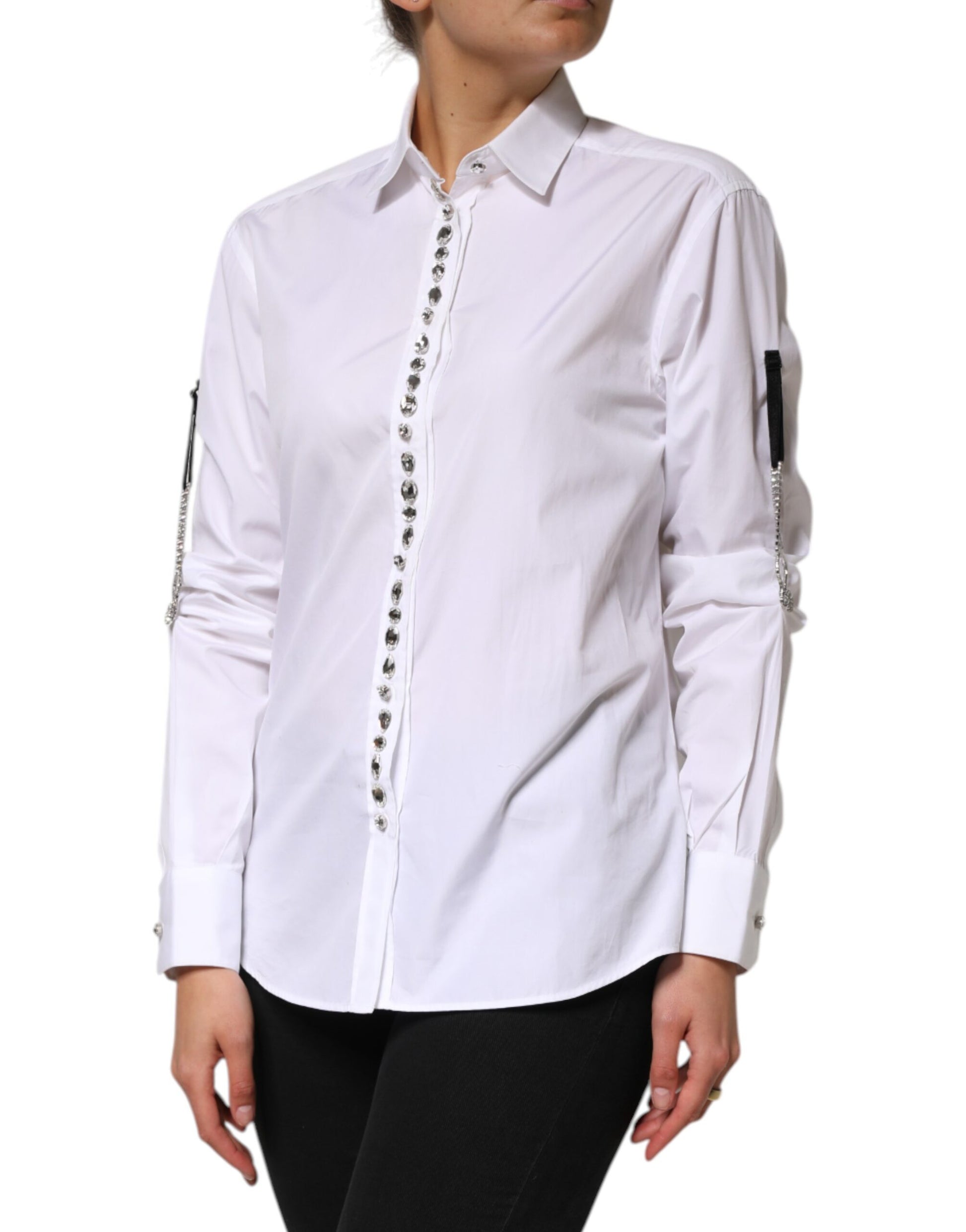 Dolce & Gabbana White Dress Shirt for Women detail view