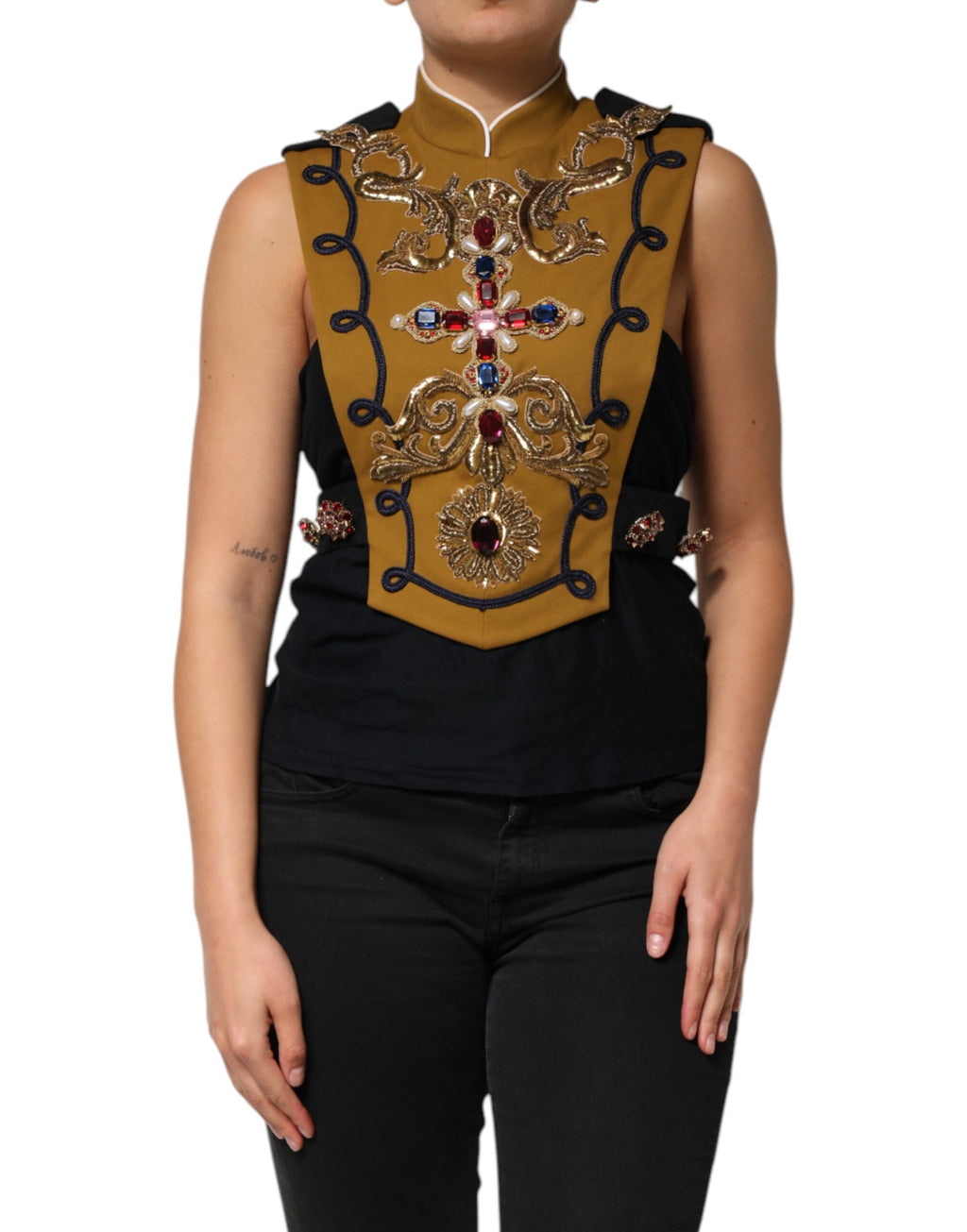 Dolce & Gabbana Yellow Waistcoats for Women alternate view
