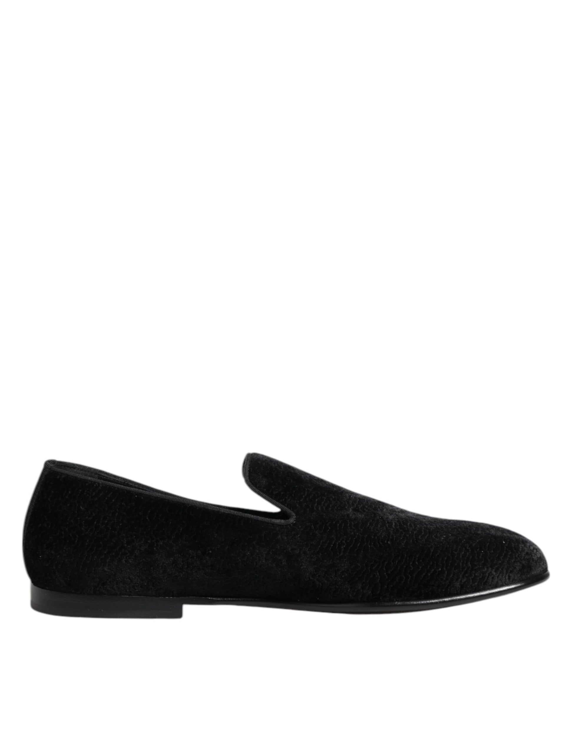 Dolce & Gabbana Black Slip On Loafers for Men additional view