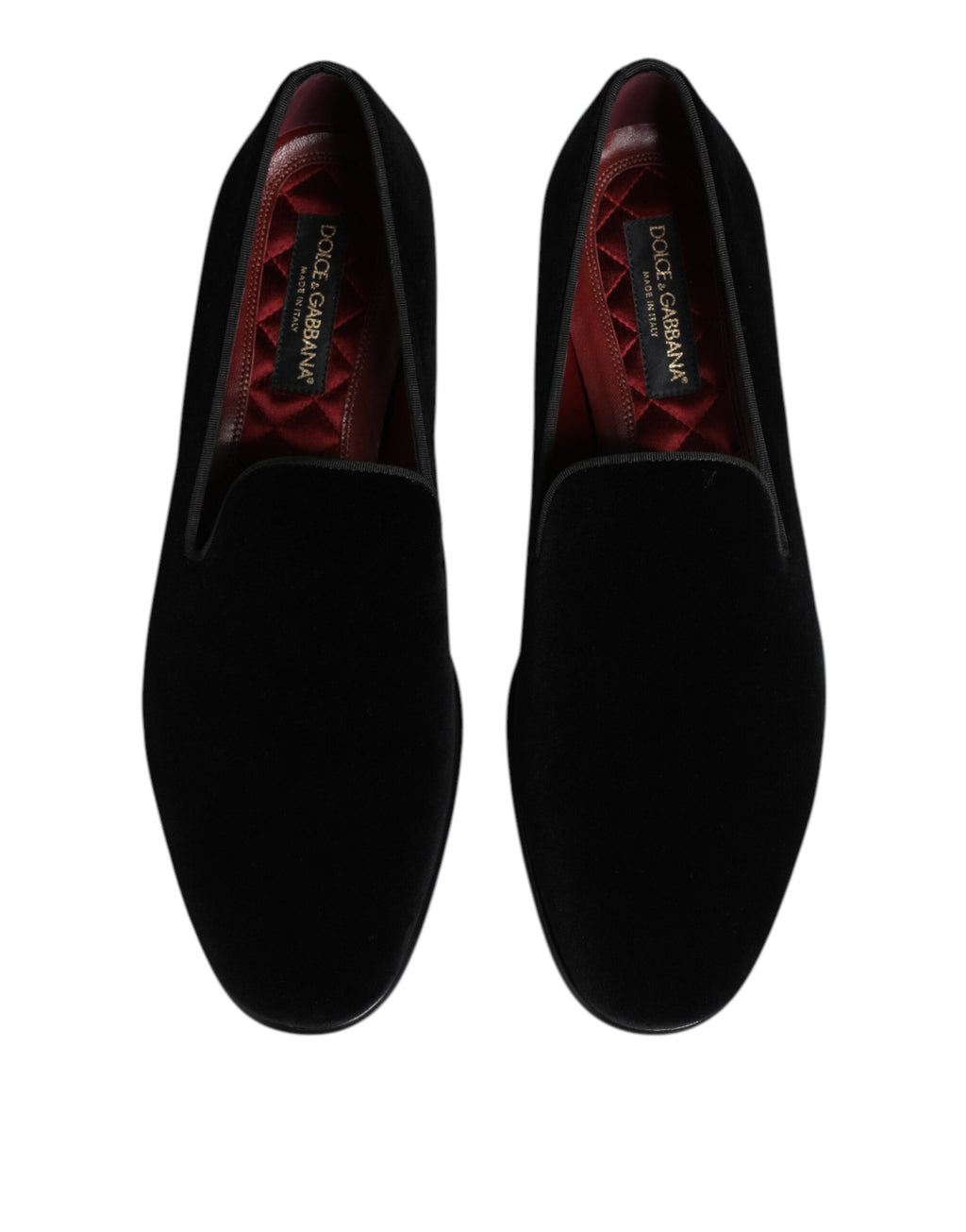 Dolce & Gabbana Black Slip On Loafers for Men detail view