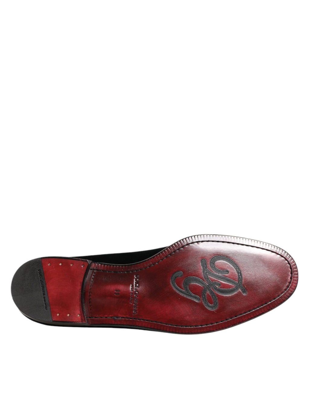 Dolce & Gabbana Black Slip On Loafers for Men additional view