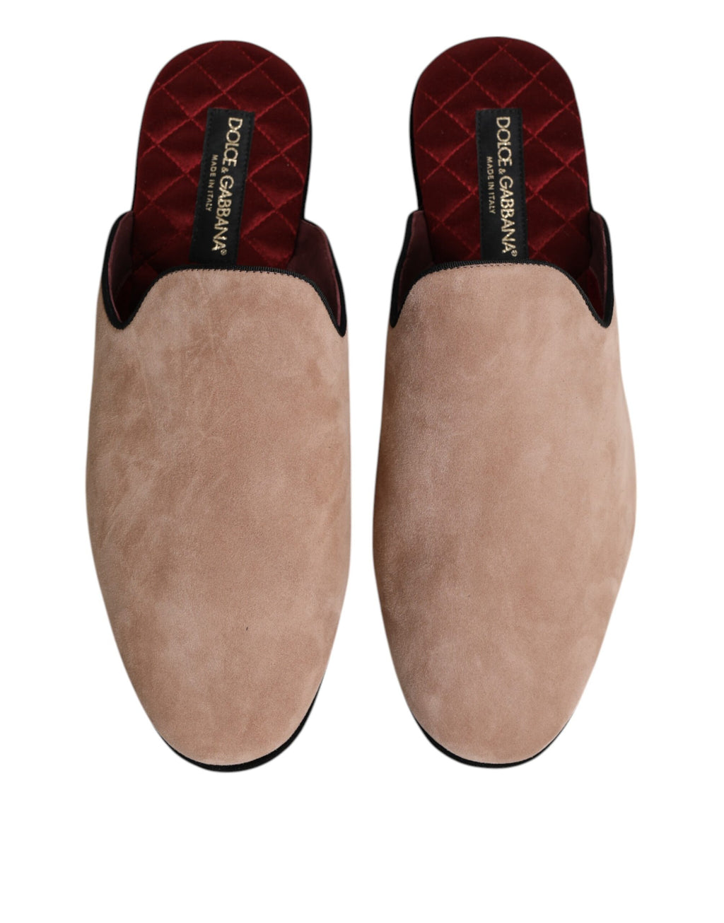 Dolce & Gabbana Beige Slides for Men detail view