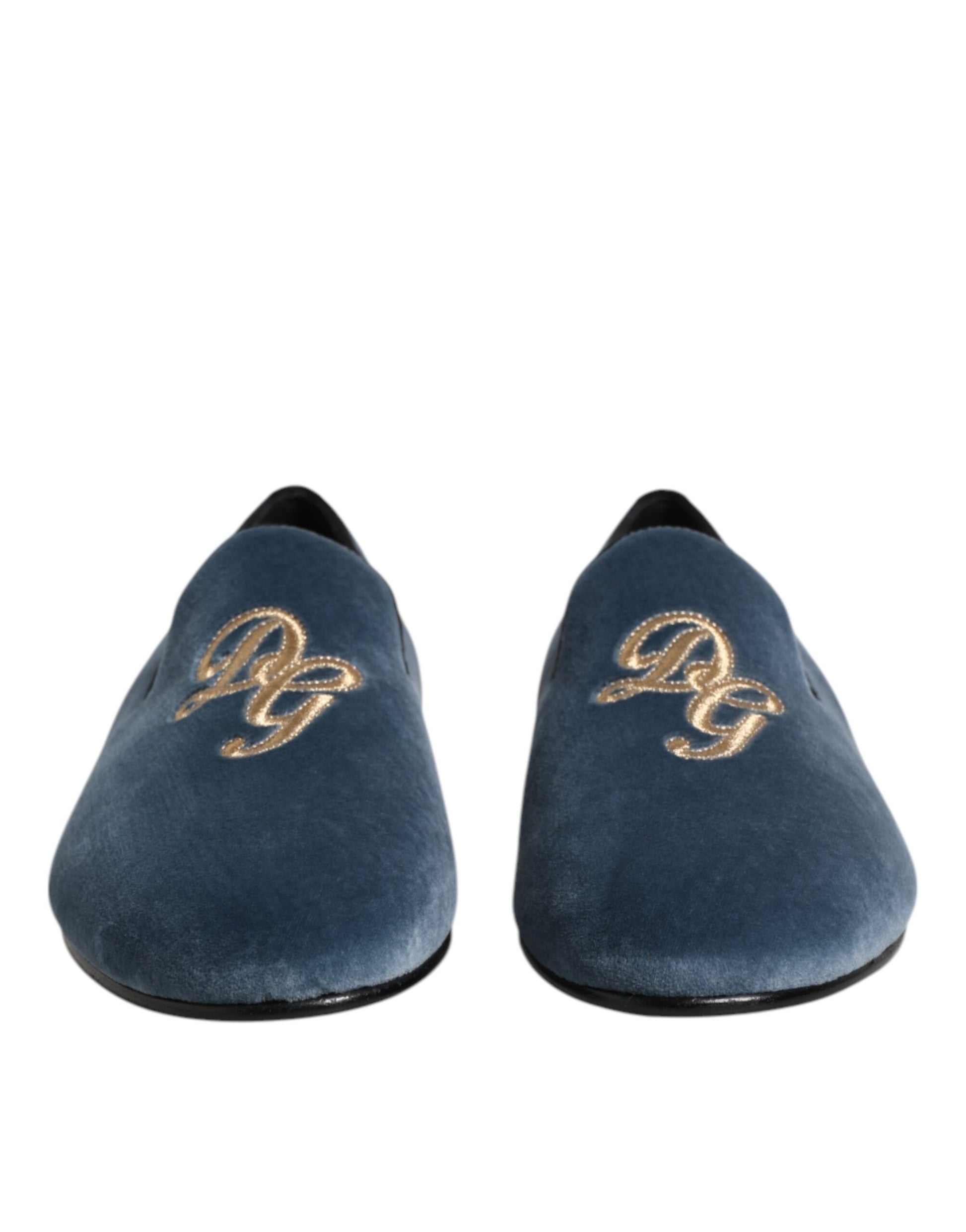 Dolce & Gabbana Blue Slip On Loafers for Men alternate view