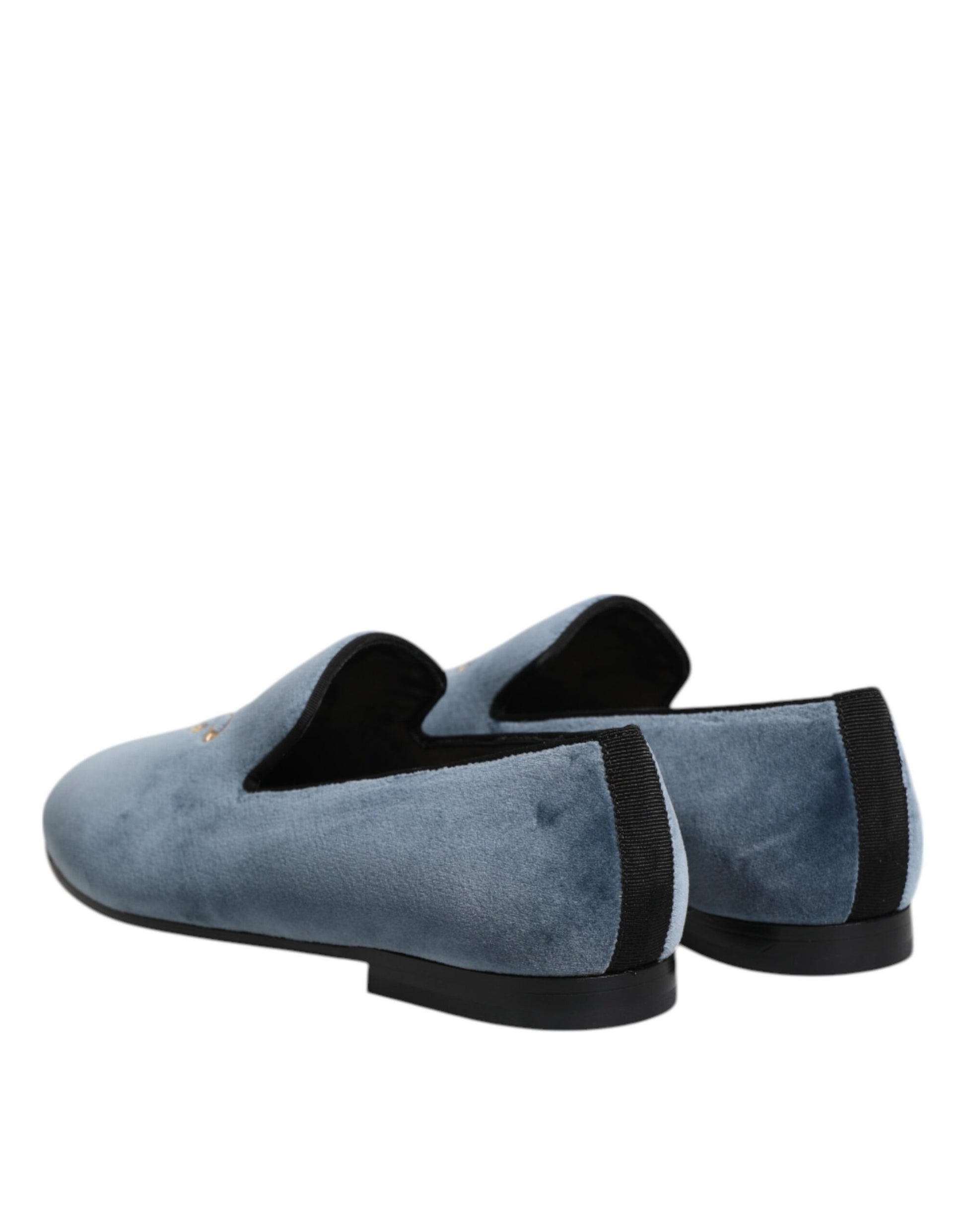 Dolce & Gabbana Blue Slip On Loafers for Men additional view