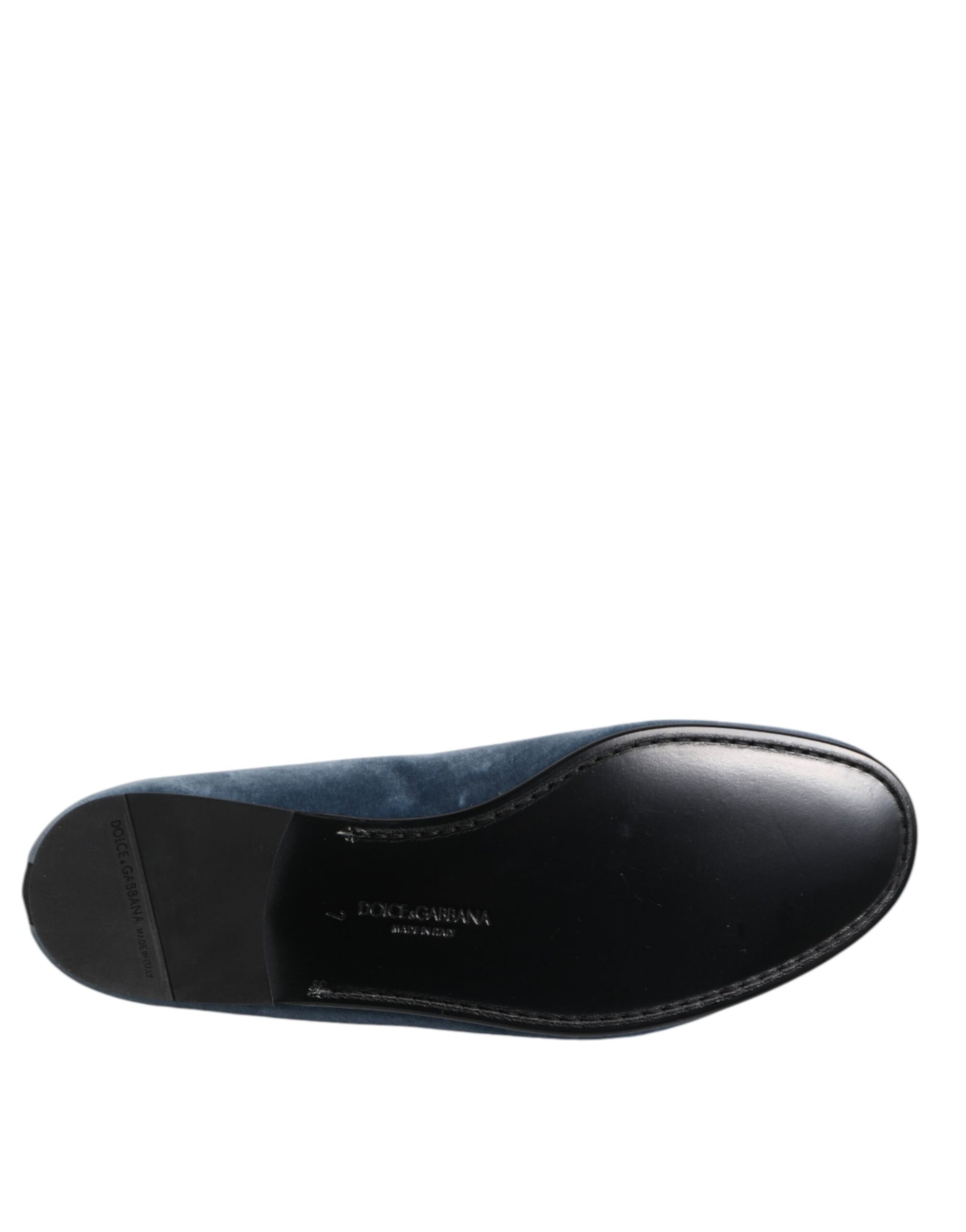 Dolce & Gabbana Blue Slip On Loafers for Men additional view