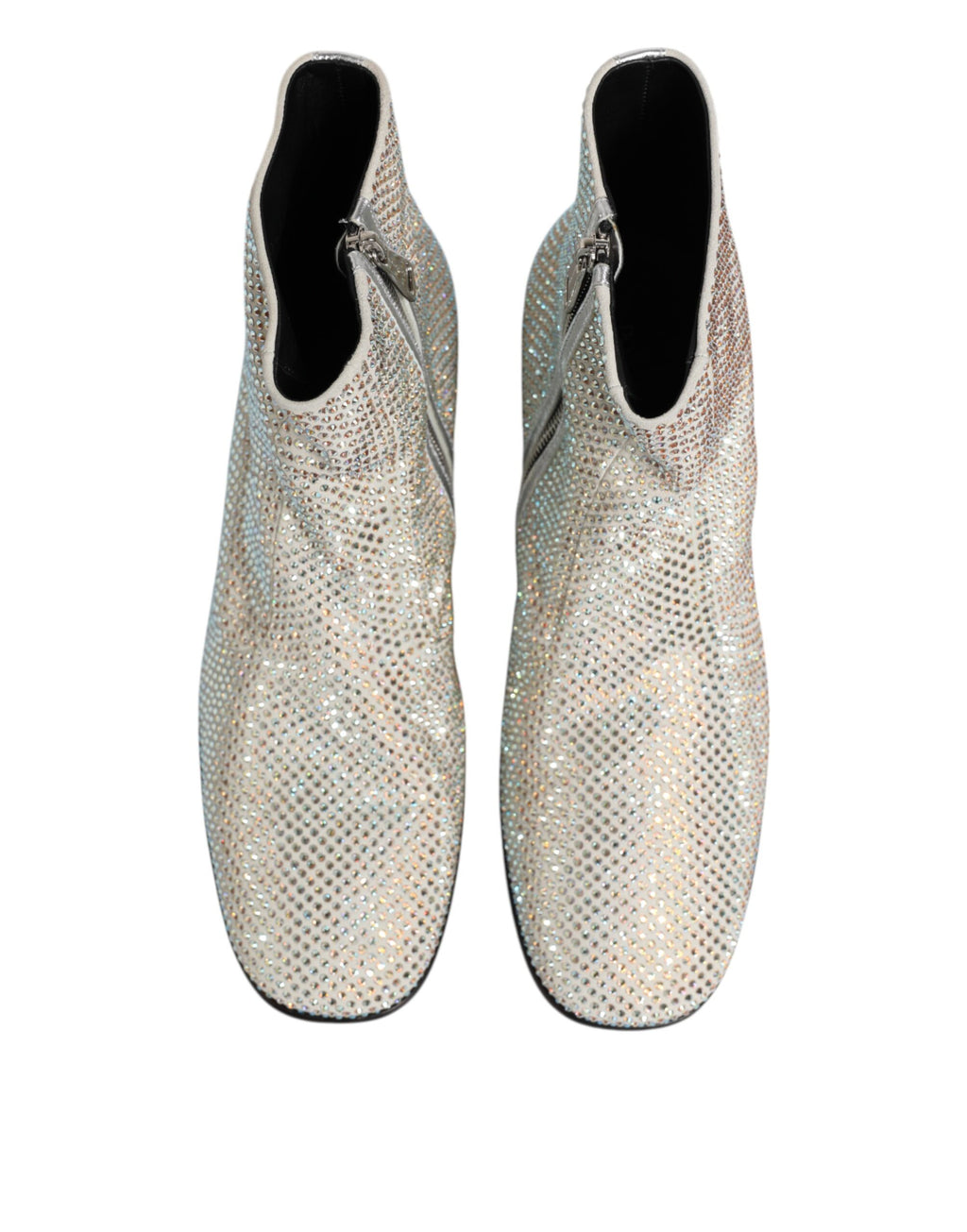 Dolce & Gabbana White Chelsea Boots for Men detail view