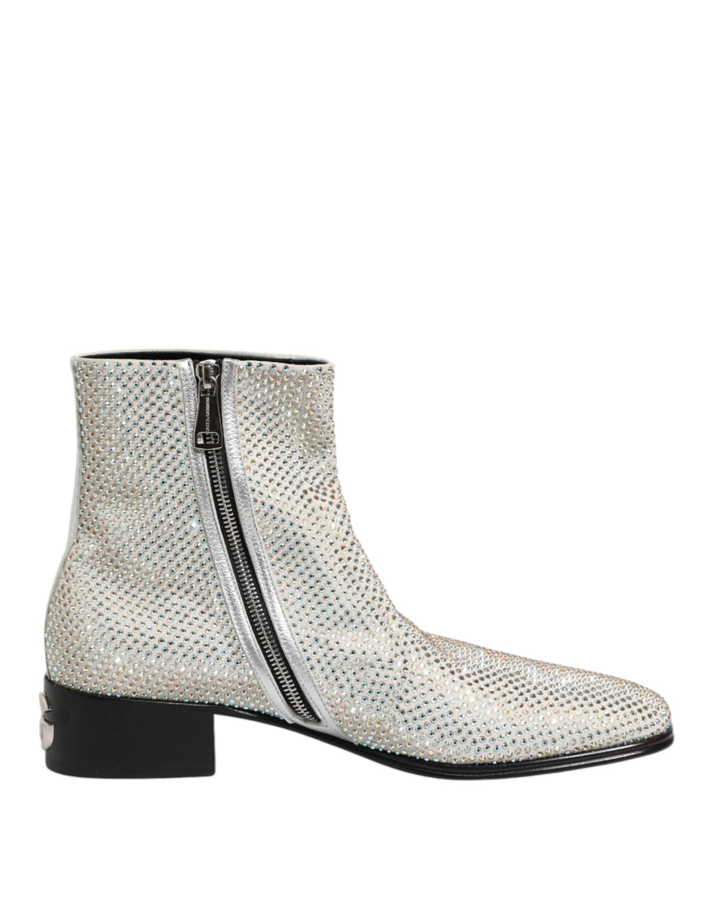 Dolce & Gabbana White Chelsea Boots for Men additional view