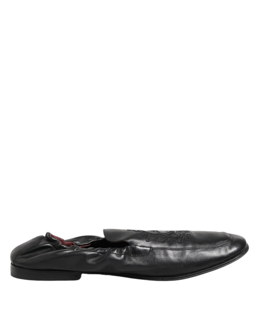 Dolce & Gabbana Black Slip On Loafers for Men