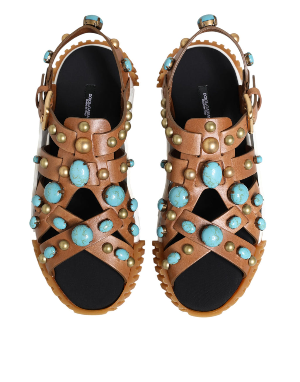Dolce & Gabbana Brown Flat for Men detail view