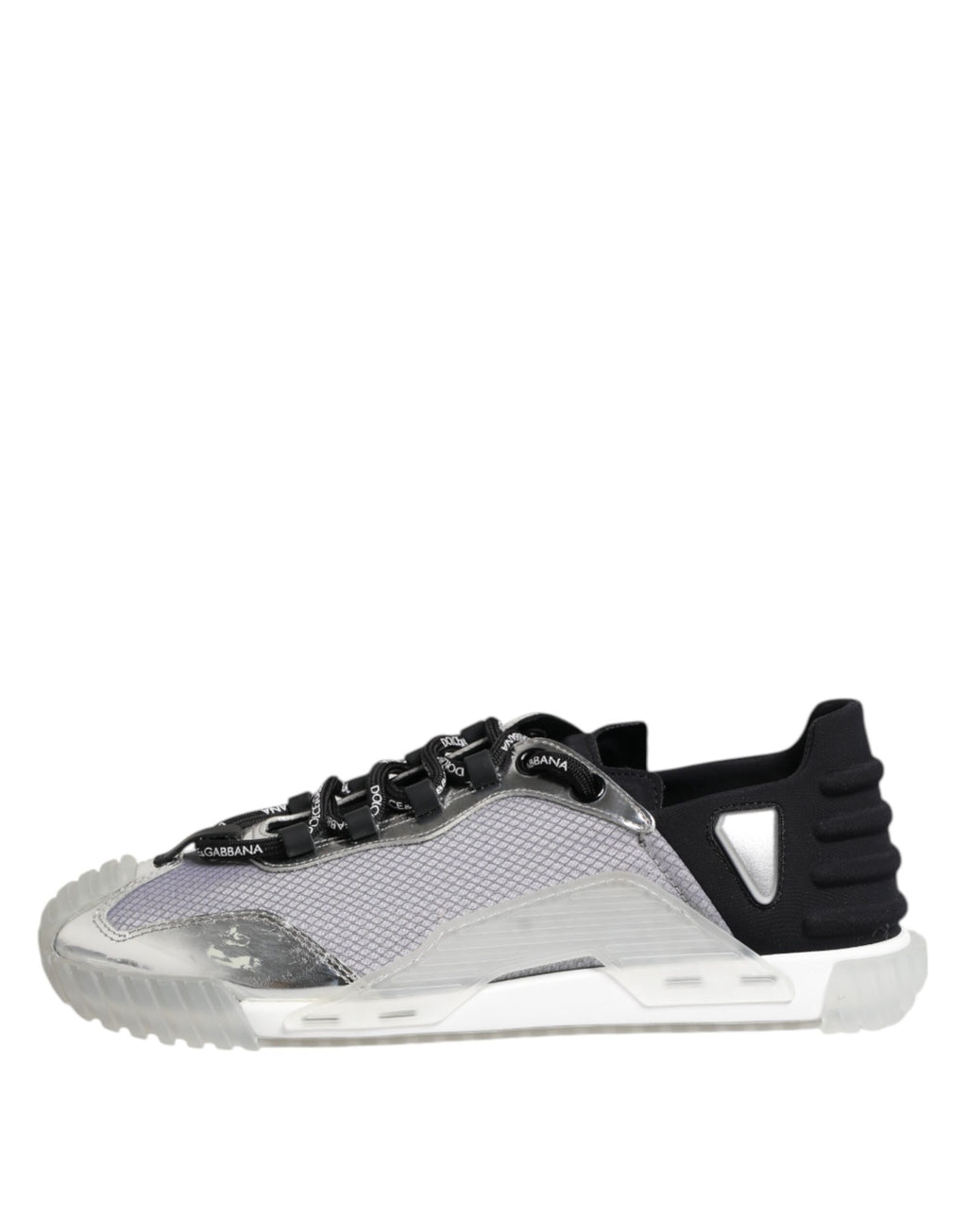 Dolce & Gabbana Silver Low Top Sneakers for Men detail view