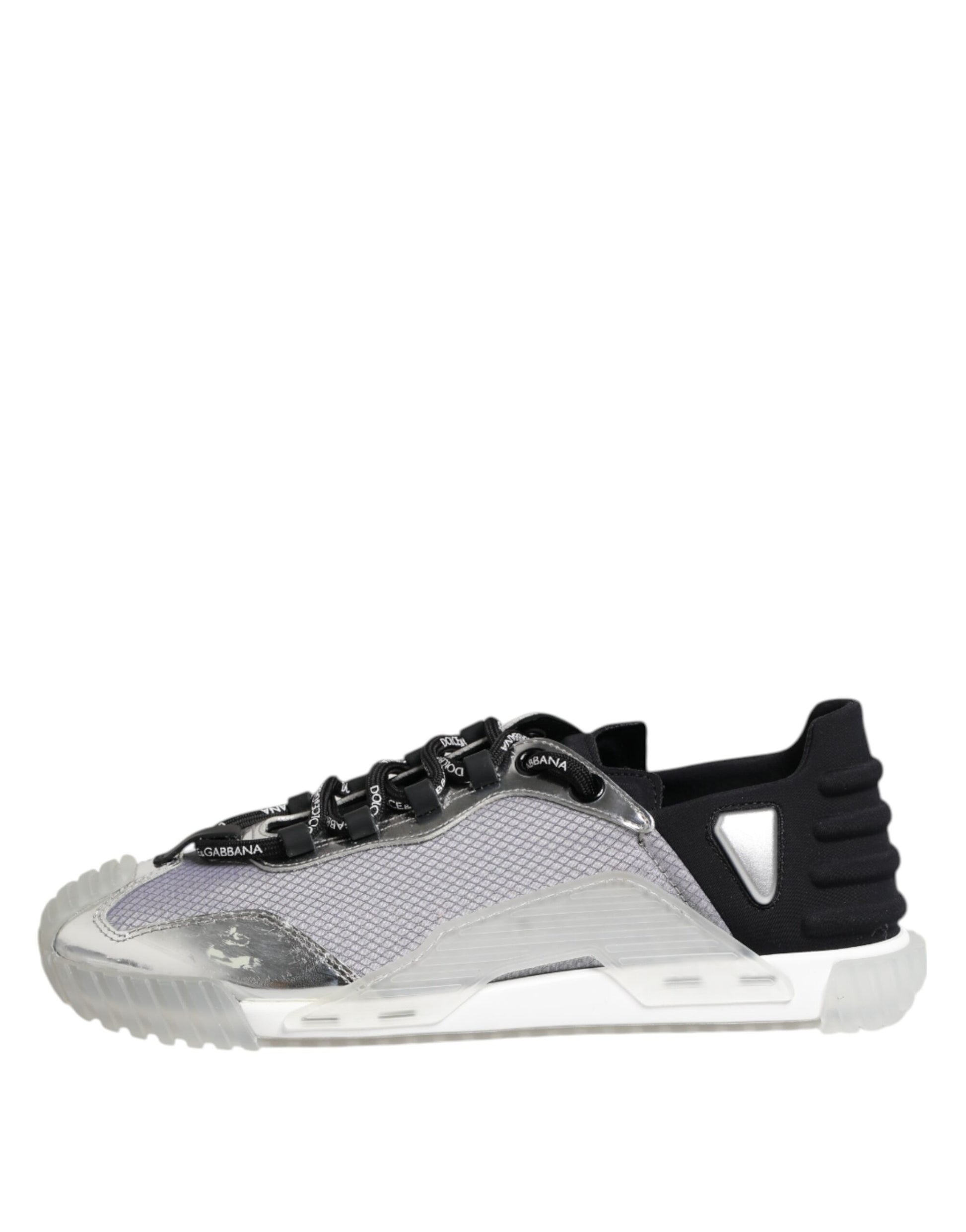 Dolce & Gabbana Silver Low Top Sneakers for Men detail view